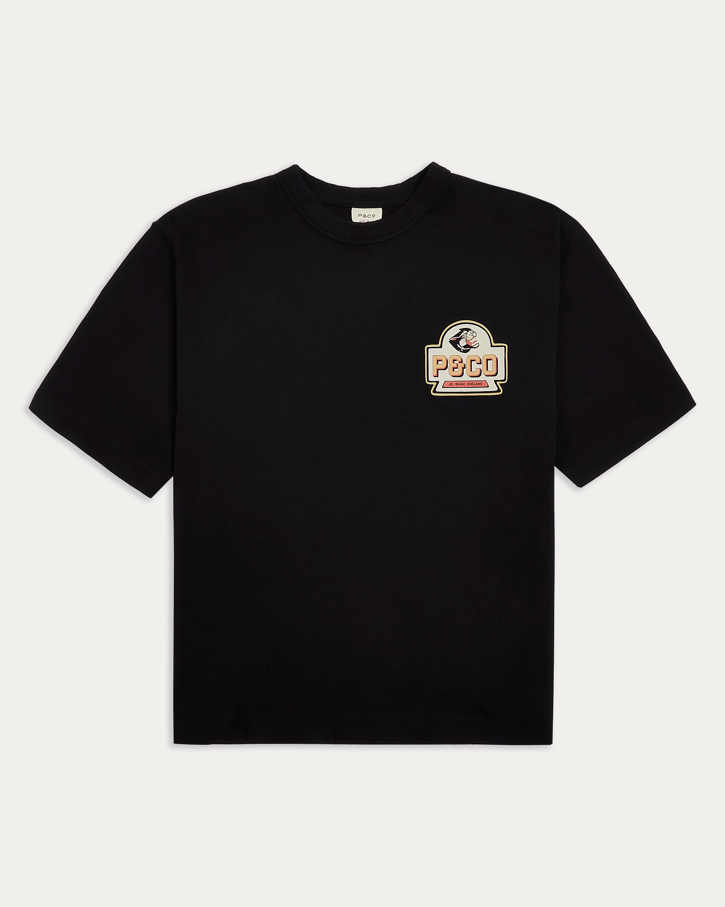 Panther Oils Boxy T-Shirt - Washed Black