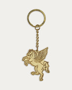 Pegasus Keyring - Brass