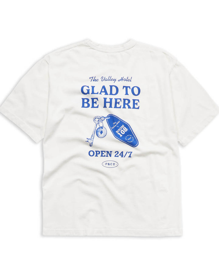 Glad To Be Here T-Shirt - Off White