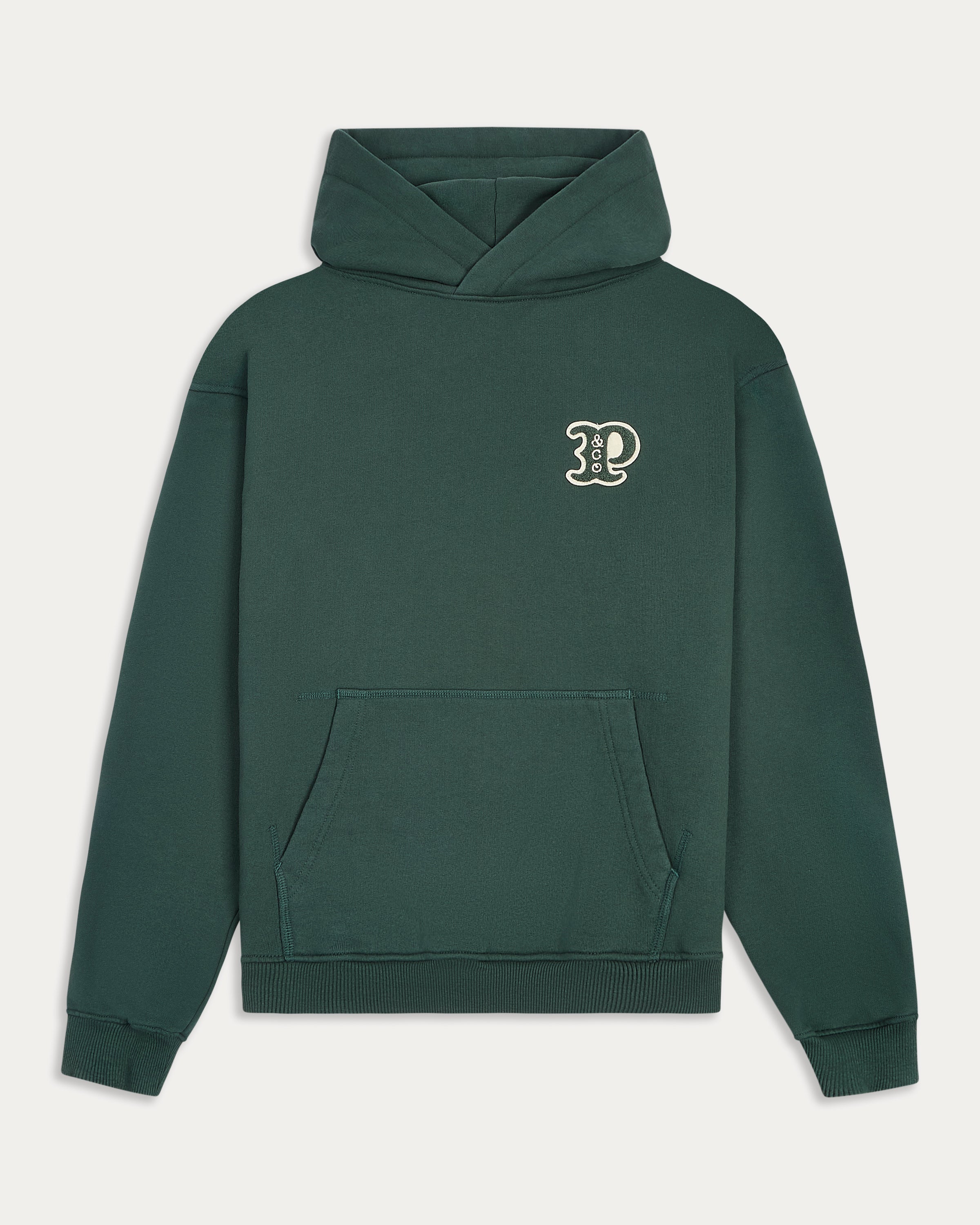 Varsity Heavyweight Hoodie - Woodland Green