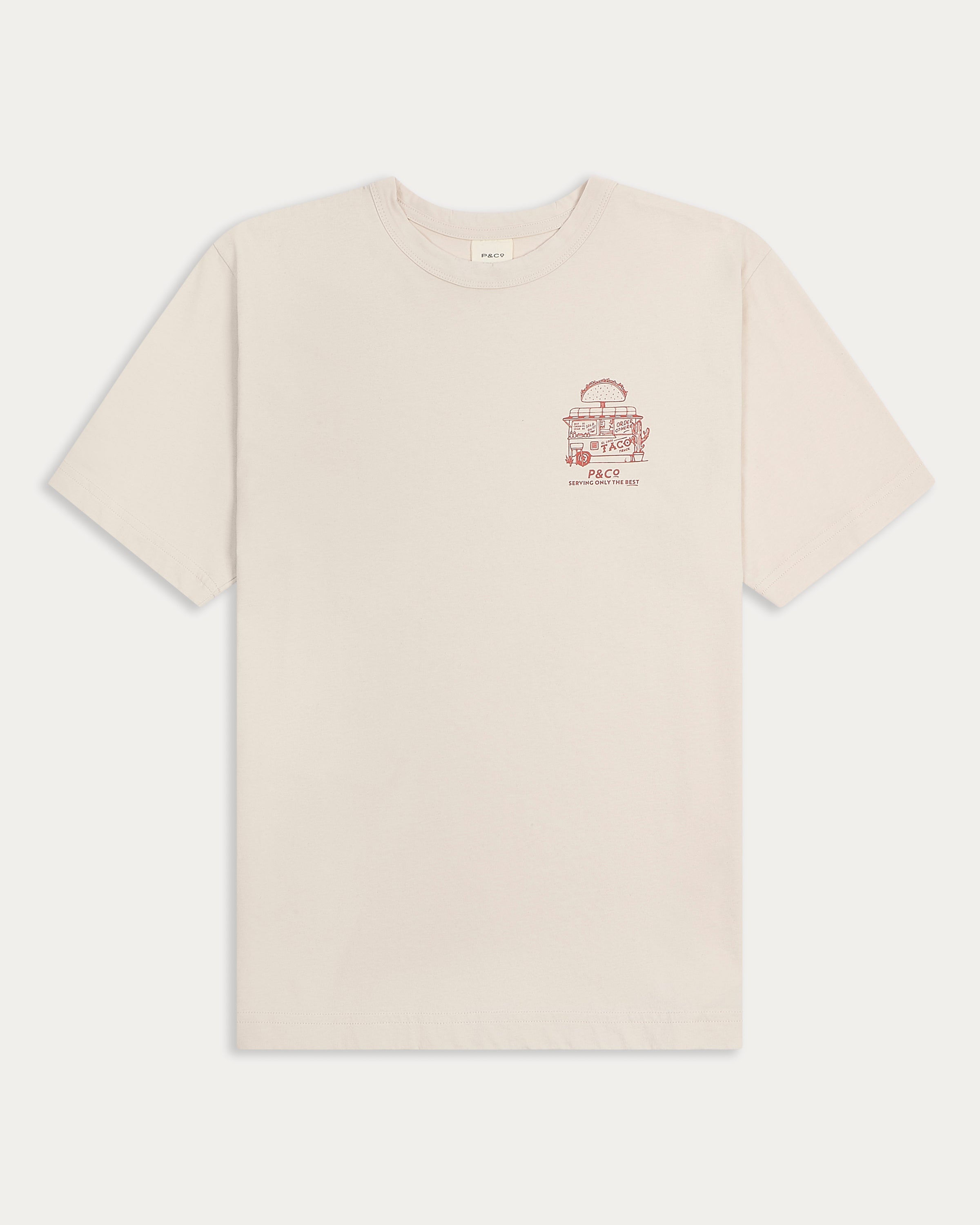 Taco Truck T-Shirt - Bone