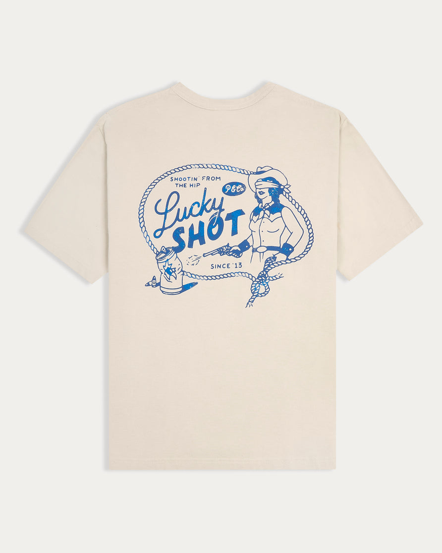 Lucky Shot T-Shirt - Bone