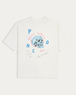 Neon Bones Boxy T-Shirt - Off White