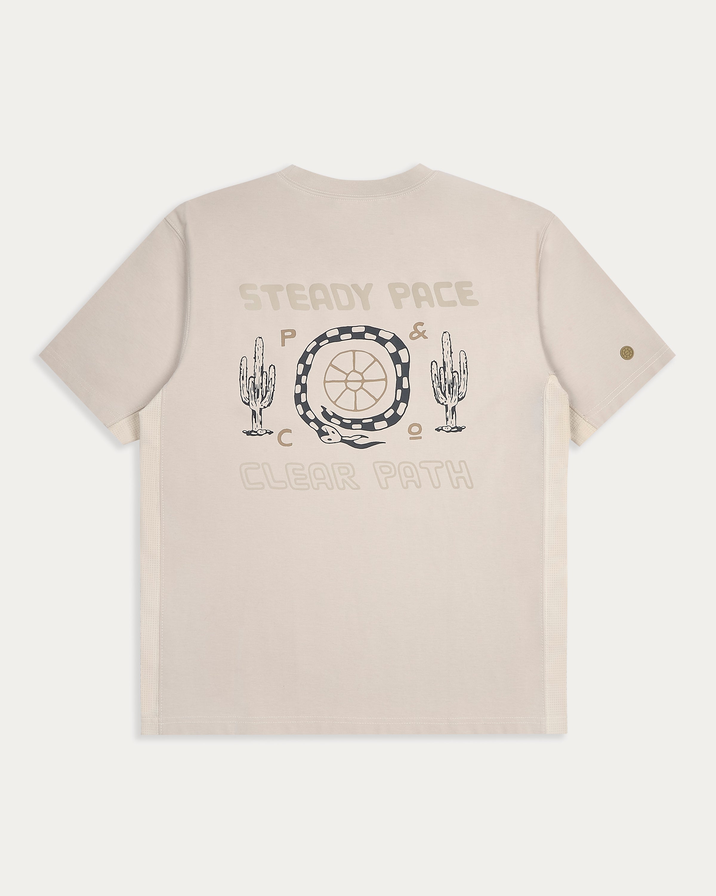 Steady Pace Trail T-Shirt - Bone