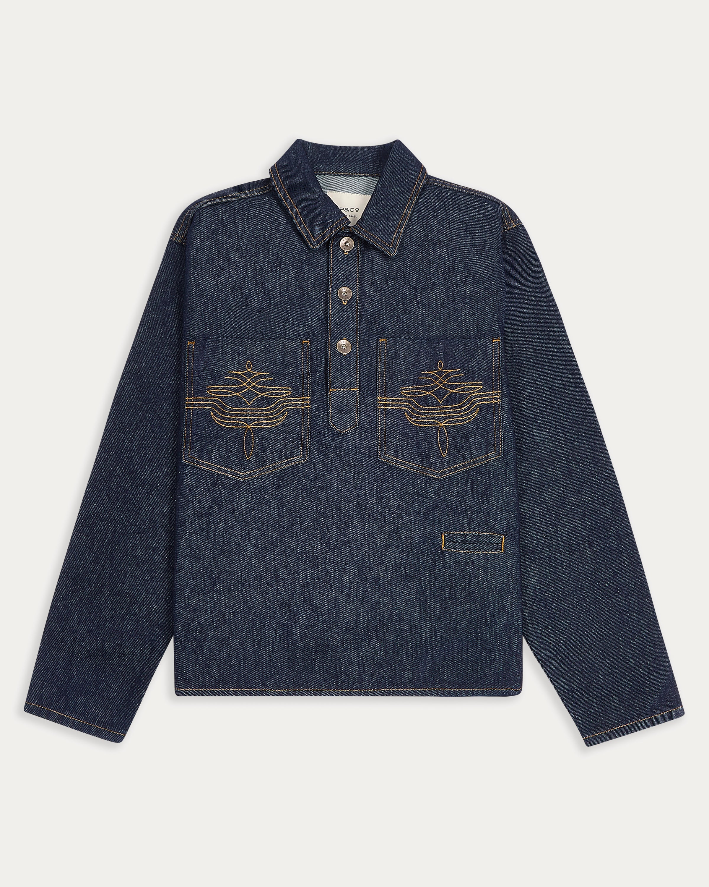 Crafter Smock - Raw Indigo