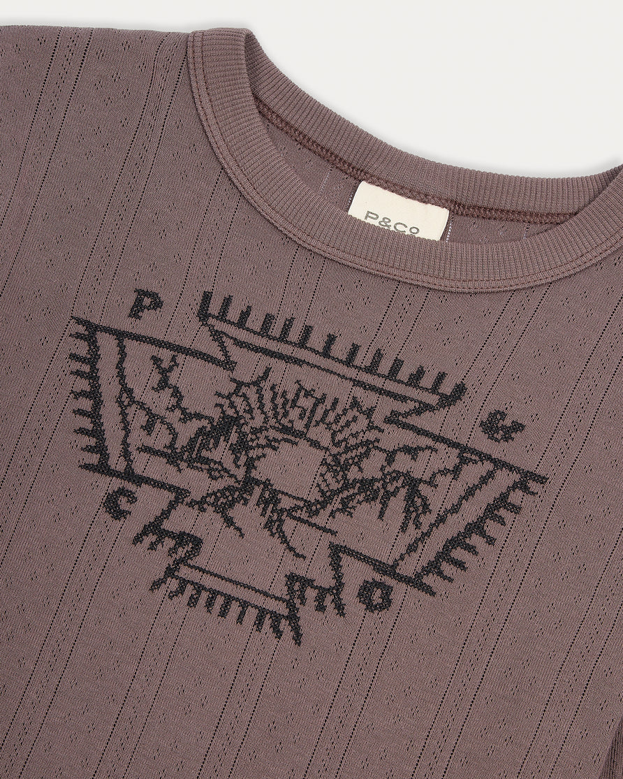 Desert Sun Embroidered Longsleeve - Brown