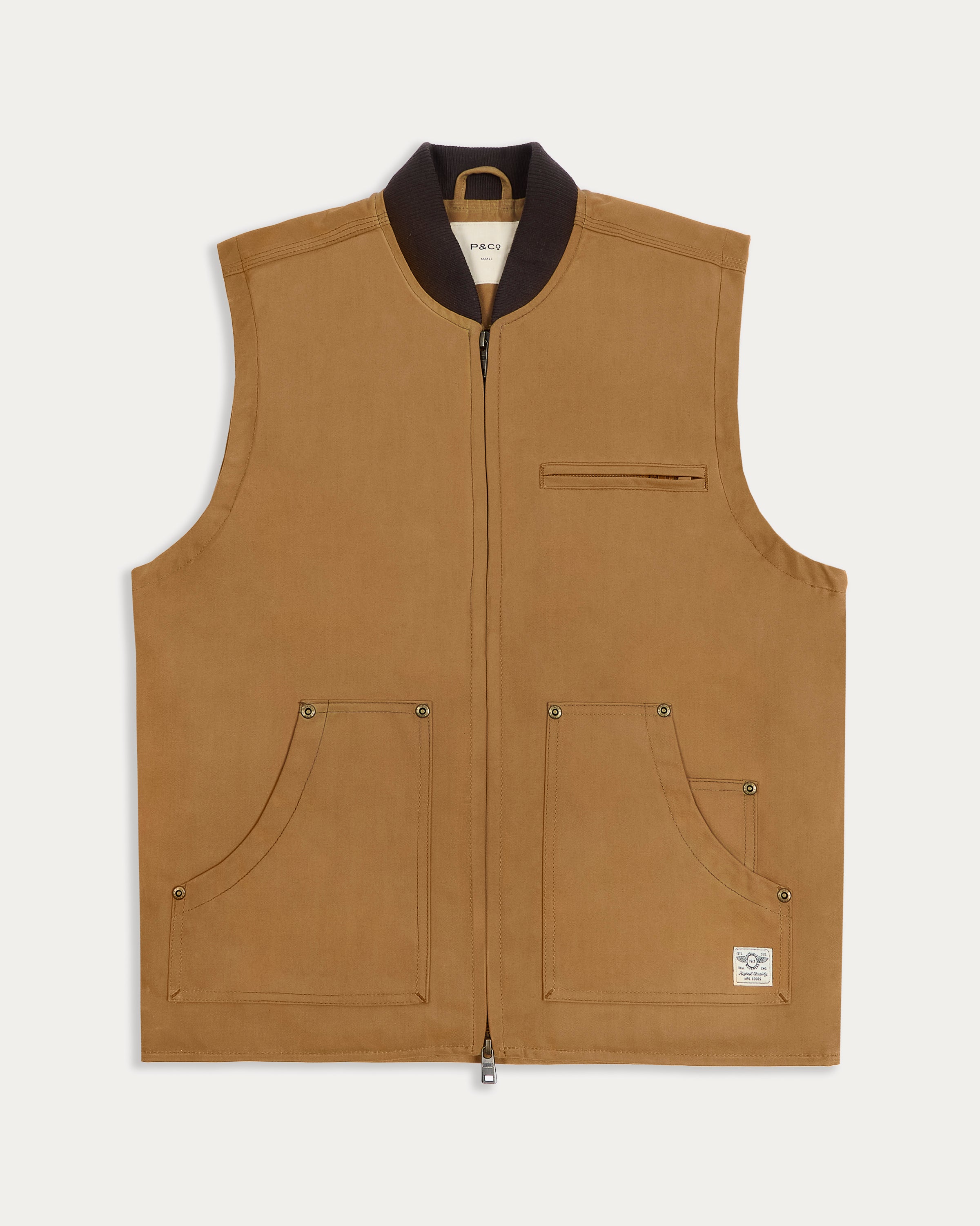 Canyon Waxed Vest - Tan