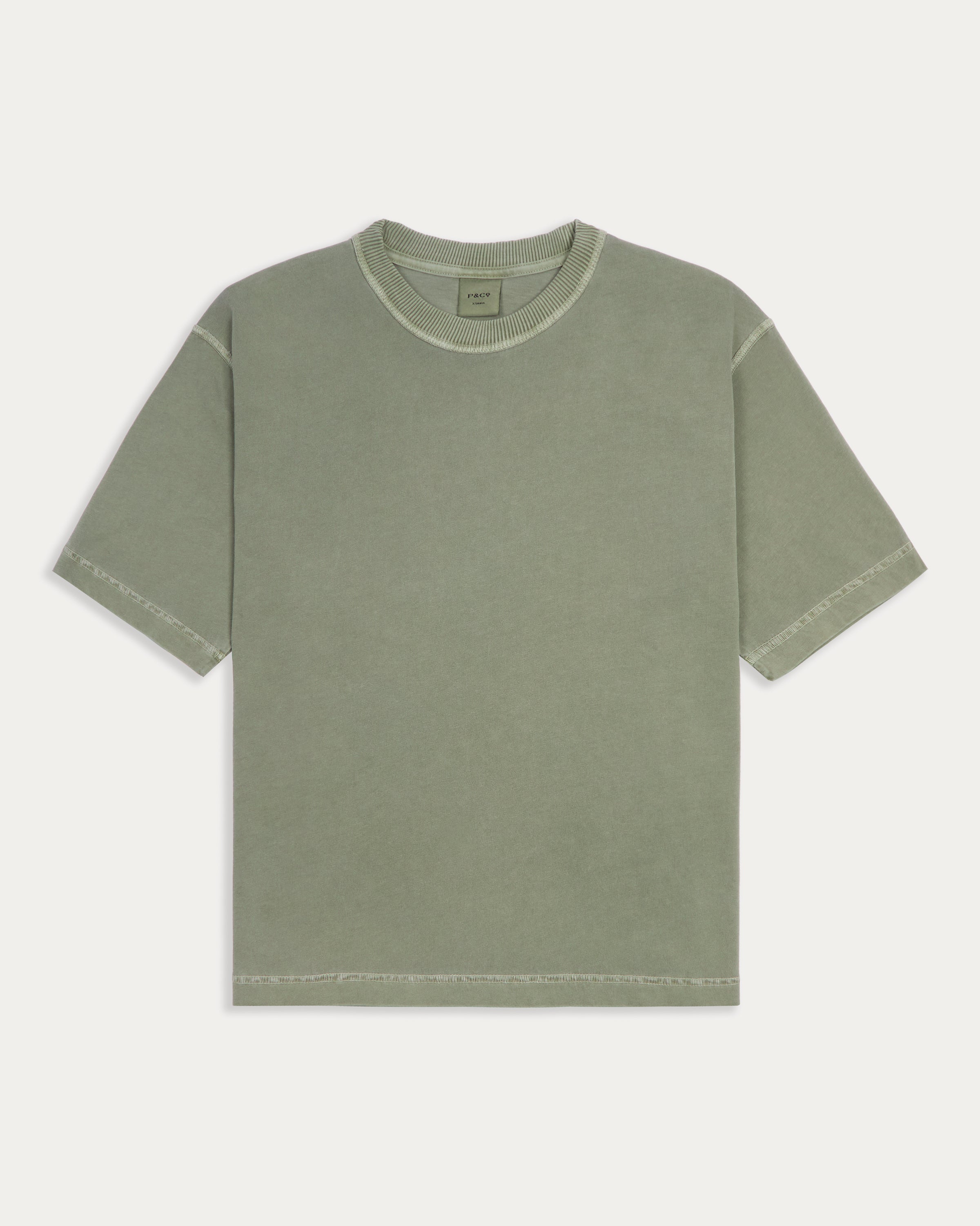 Essential Boxy T-Shirt - Faded Sage