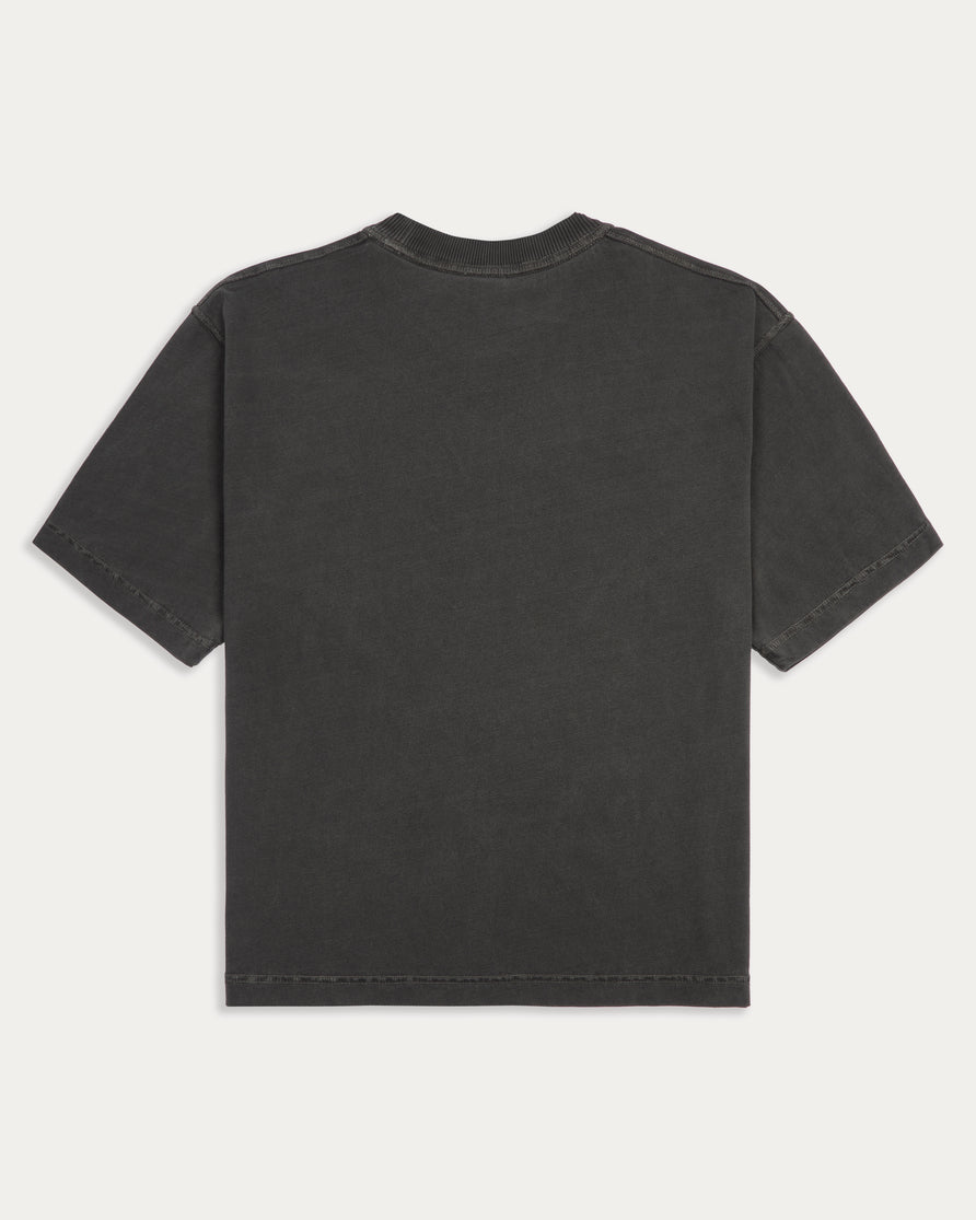 Essential Boxy T-Shirt - Faded Black
