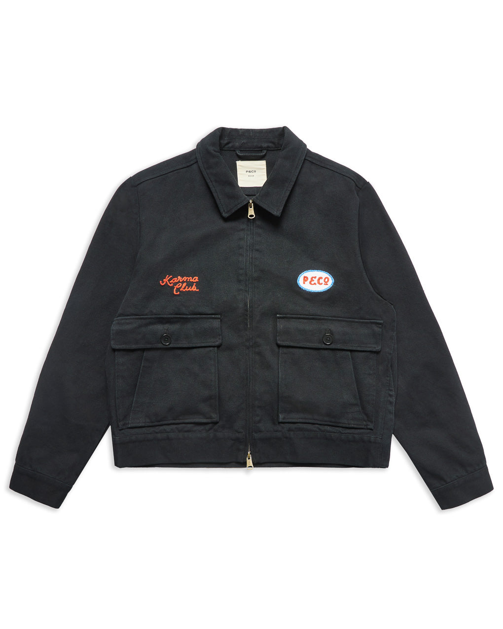 Karma Club Road Jacket - Washed Black