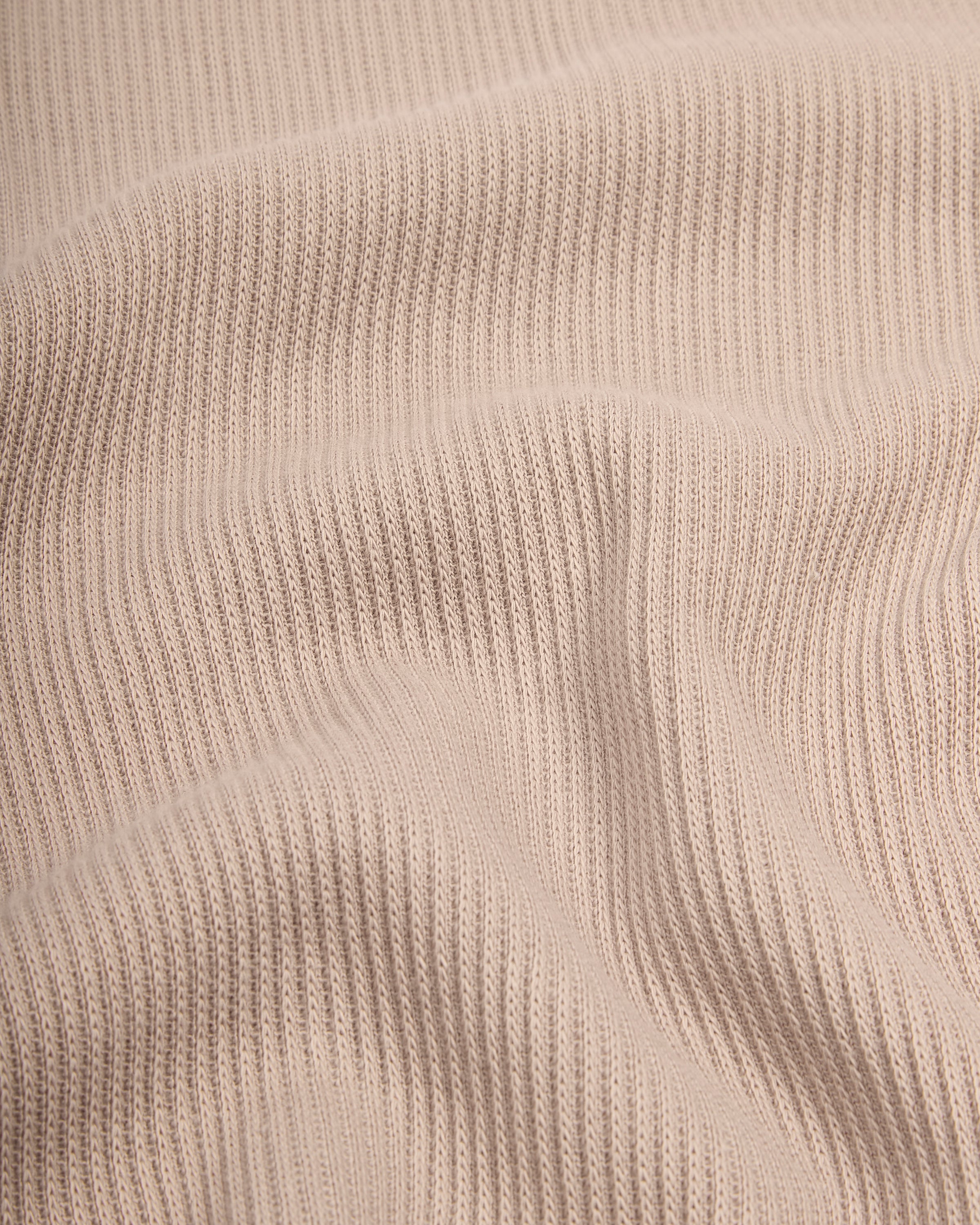Crafted Ribbed Longsleeve - Tan