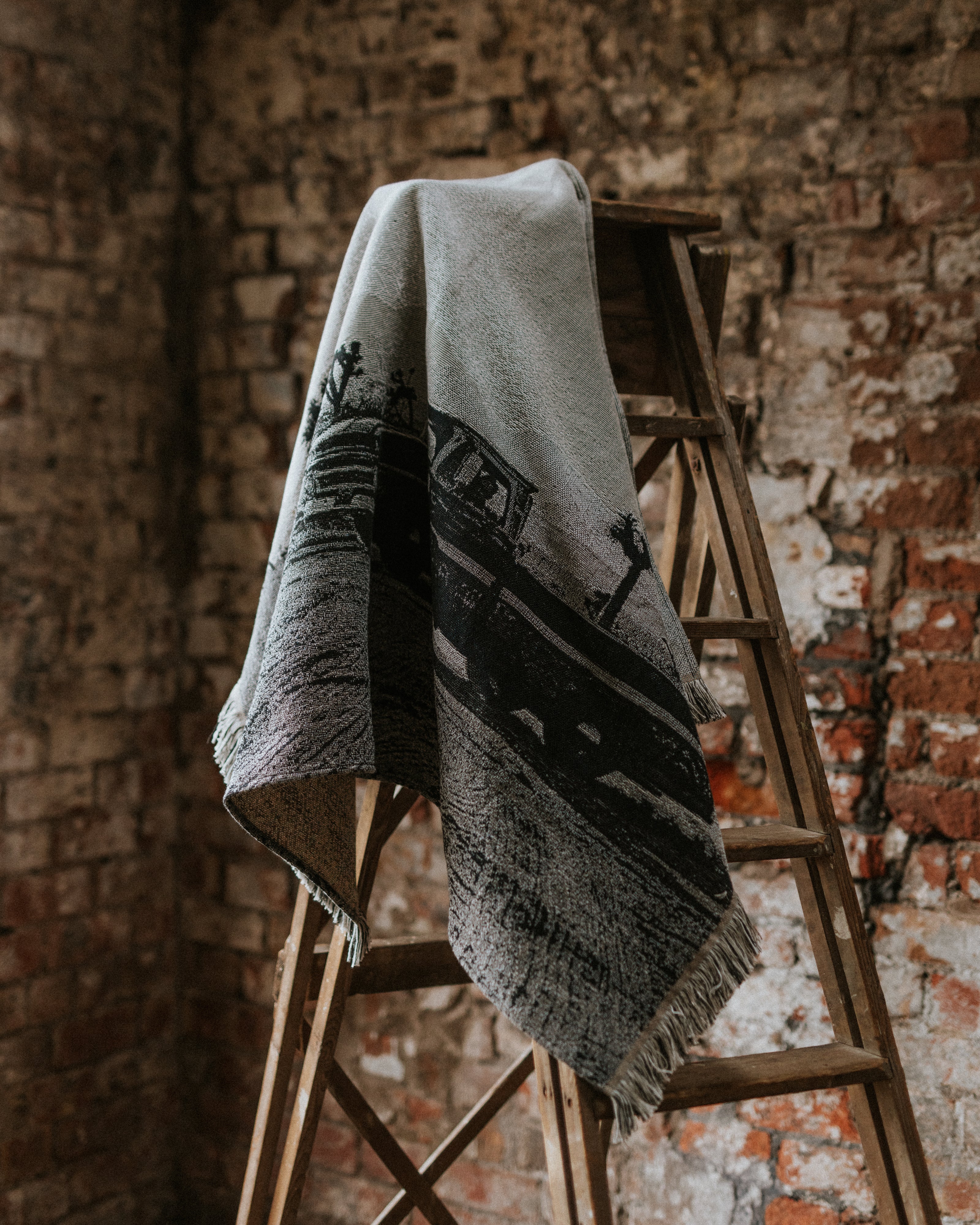 Joshua Tree Tapestry - Greyscale