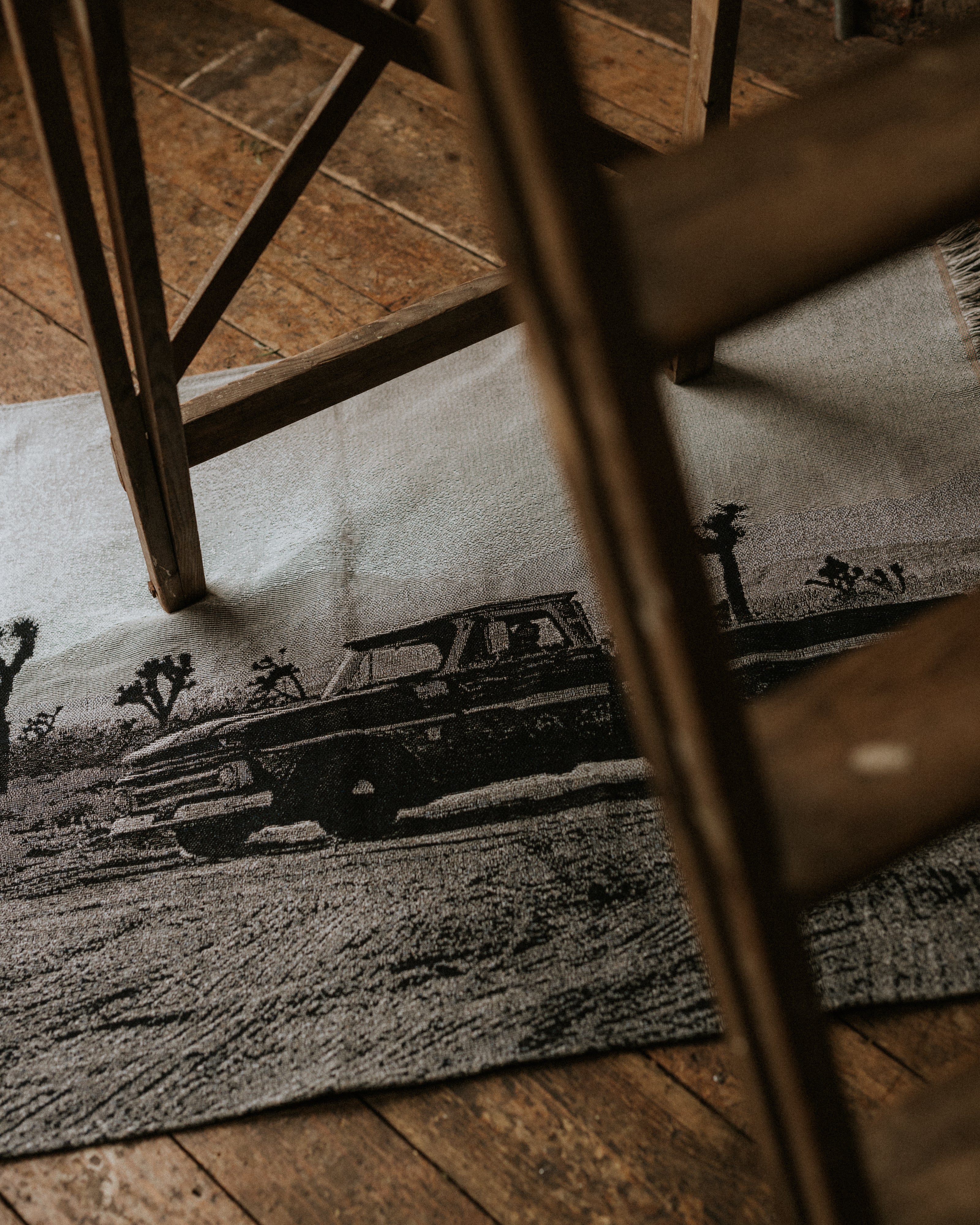 Joshua Tree Tapestry - Greyscale