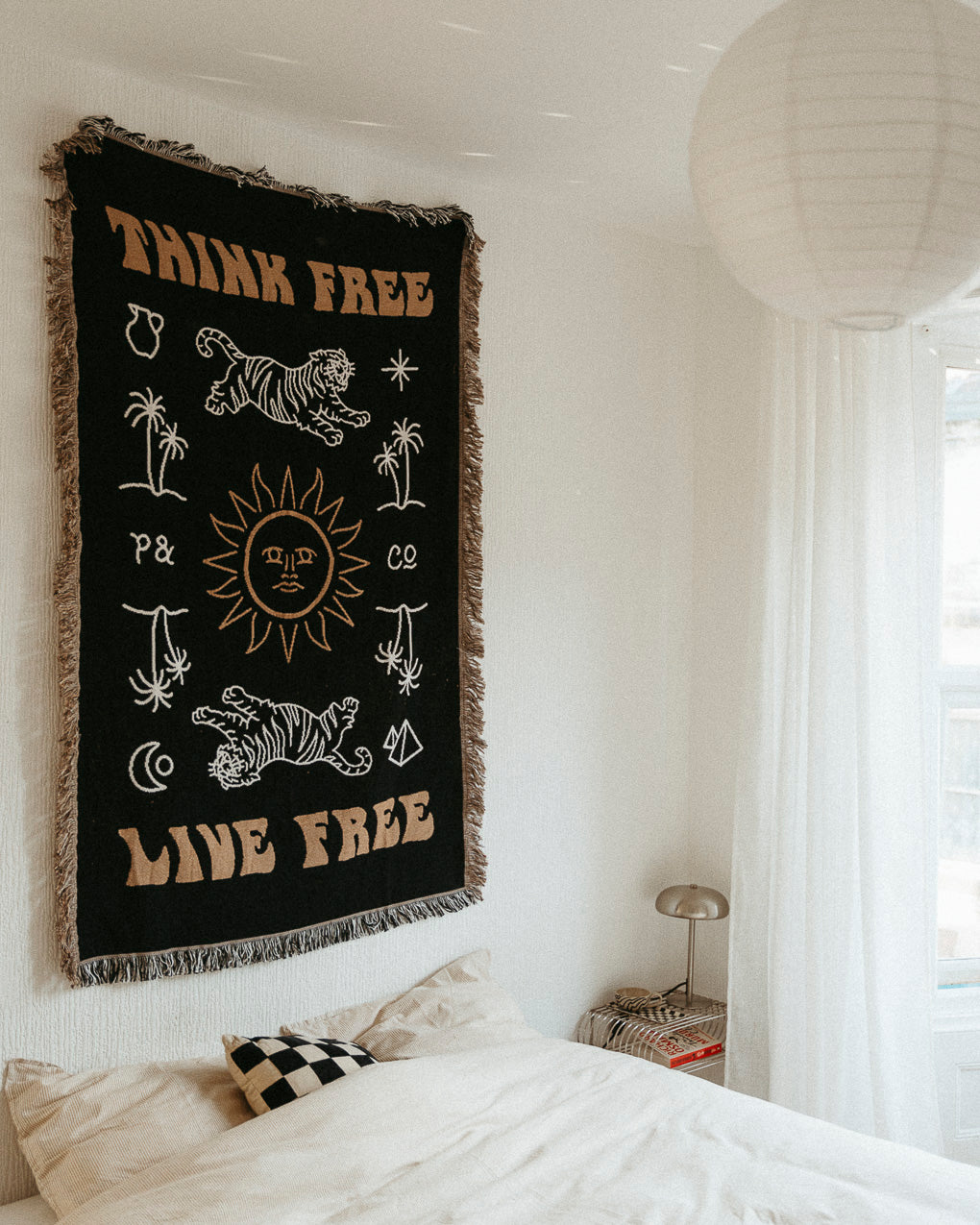 Think Free Tapestry - Washed Black