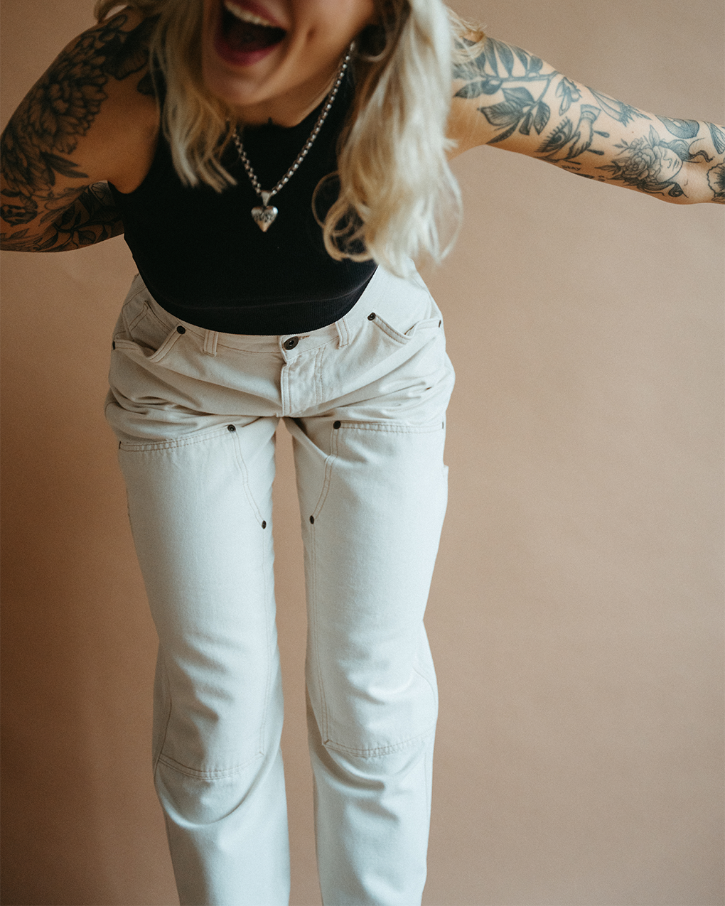 Albion Carpenter Pant - Ecru