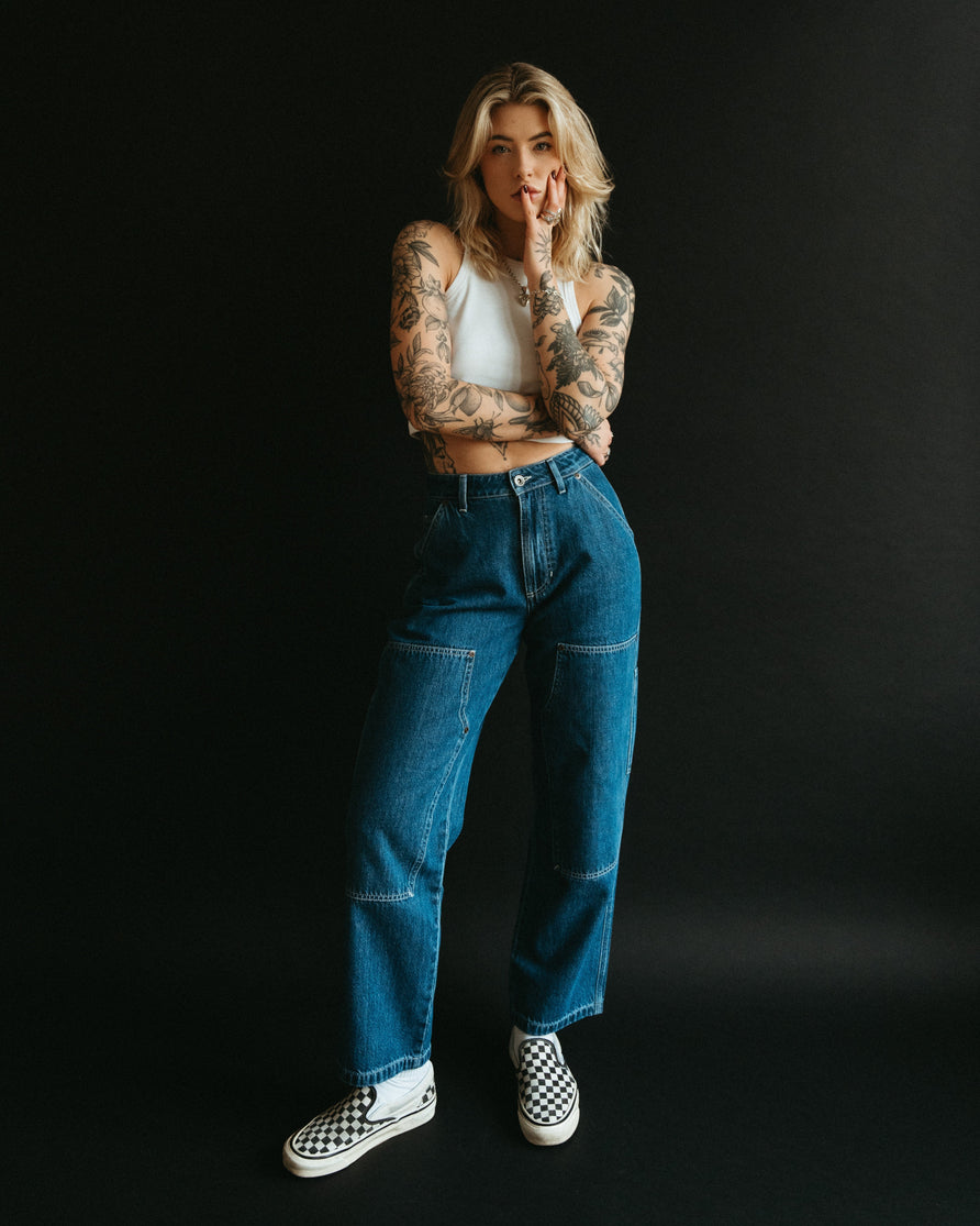 Albion Carpenter Pant - Washed Denim