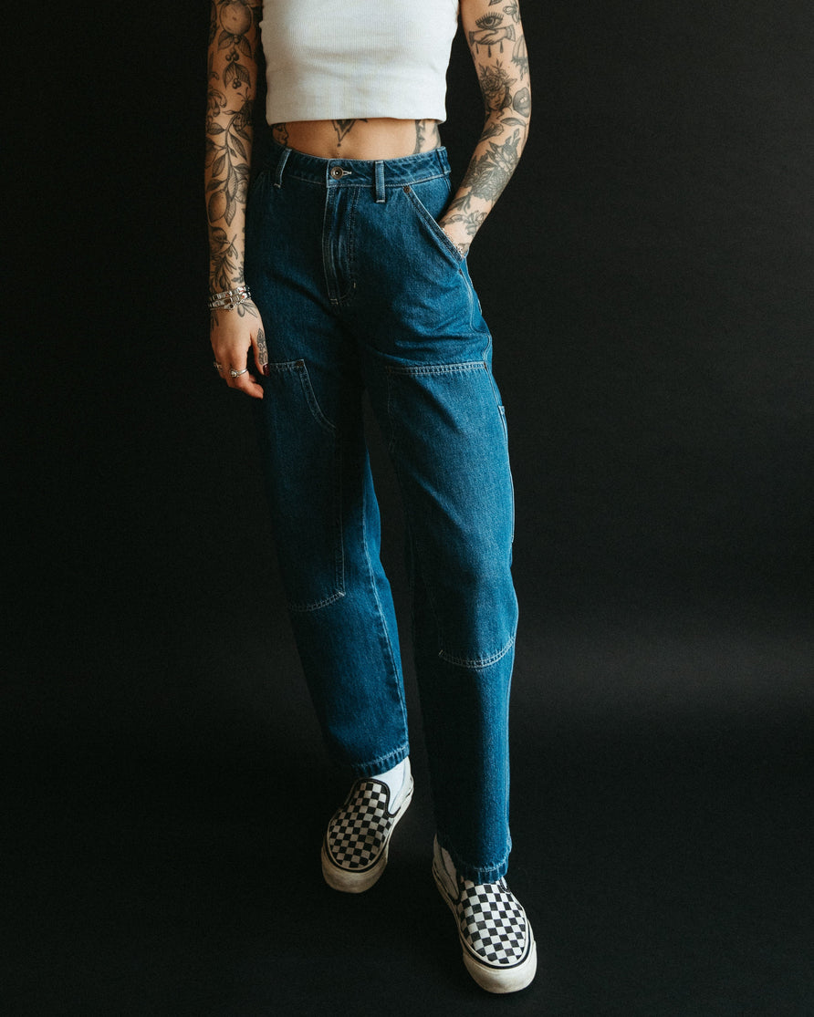 Albion Carpenter Pant - Washed Denim