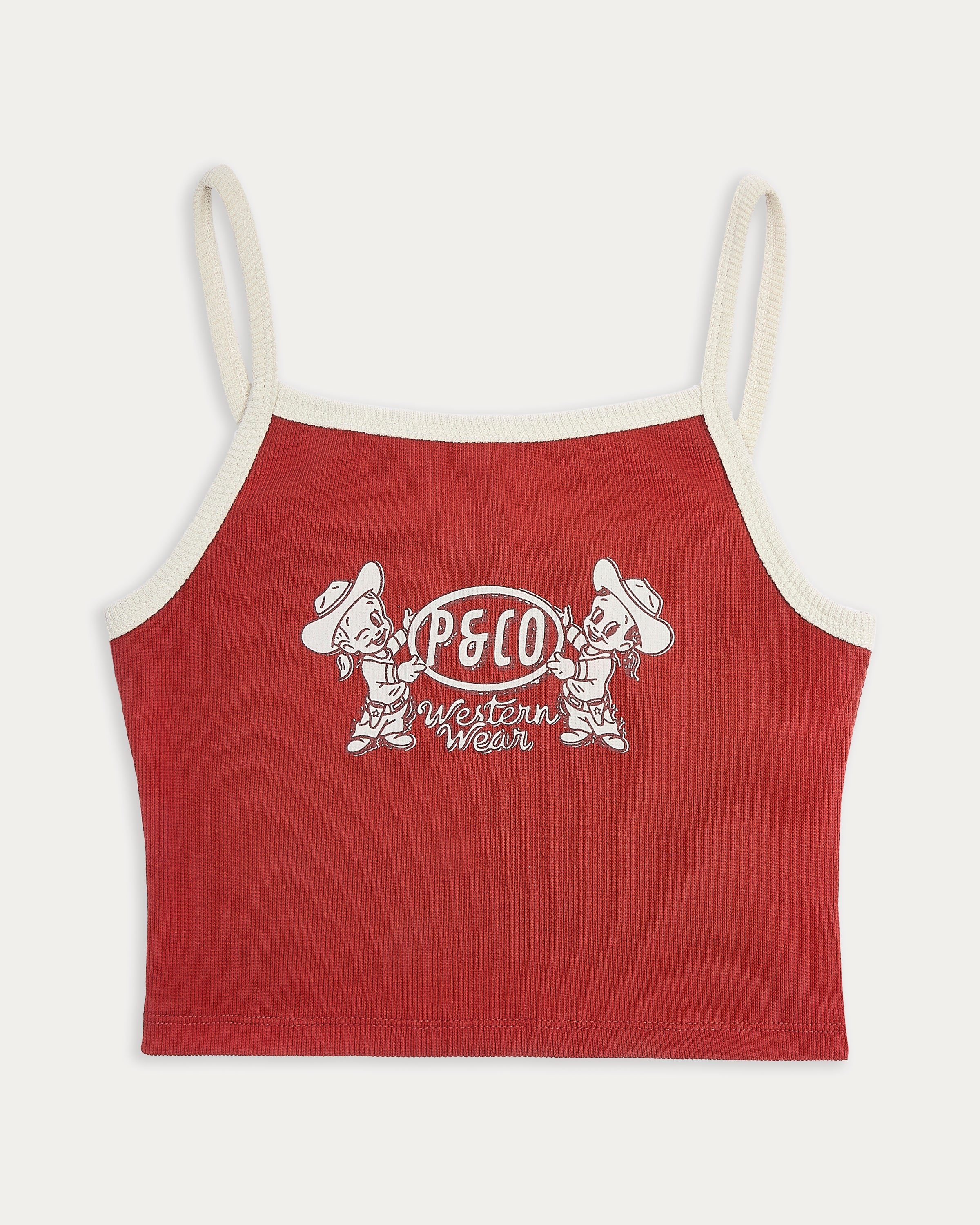 Western Wear Cami Top - Rust