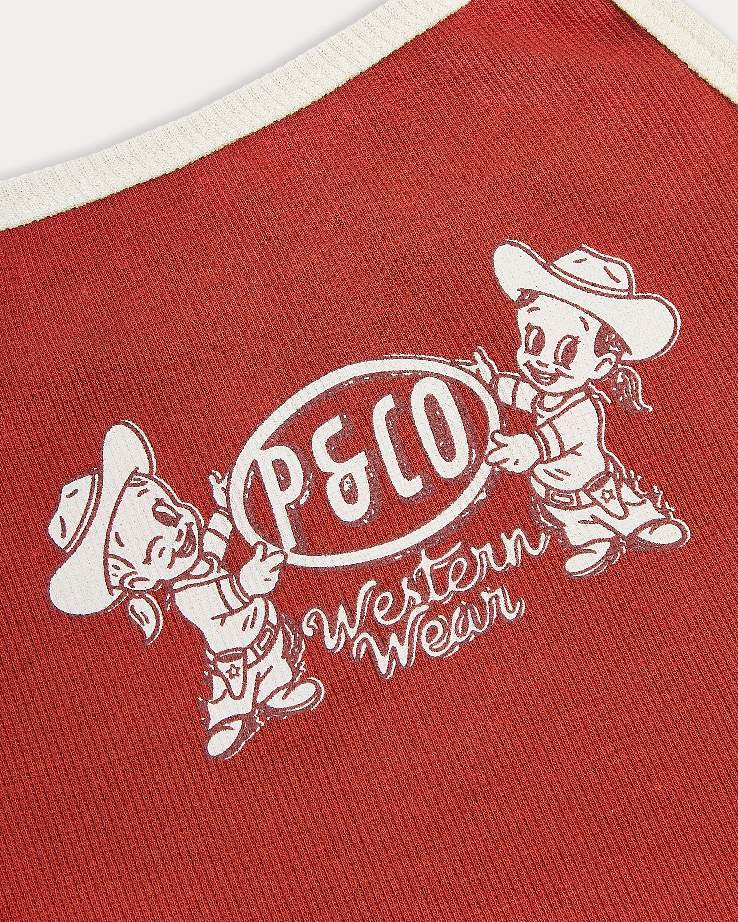 Western Wear Cami Top - Rust