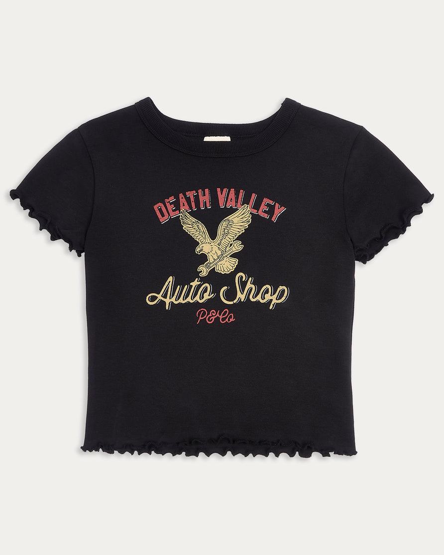 Auto Shop Baby T-Shirt - Washed Black