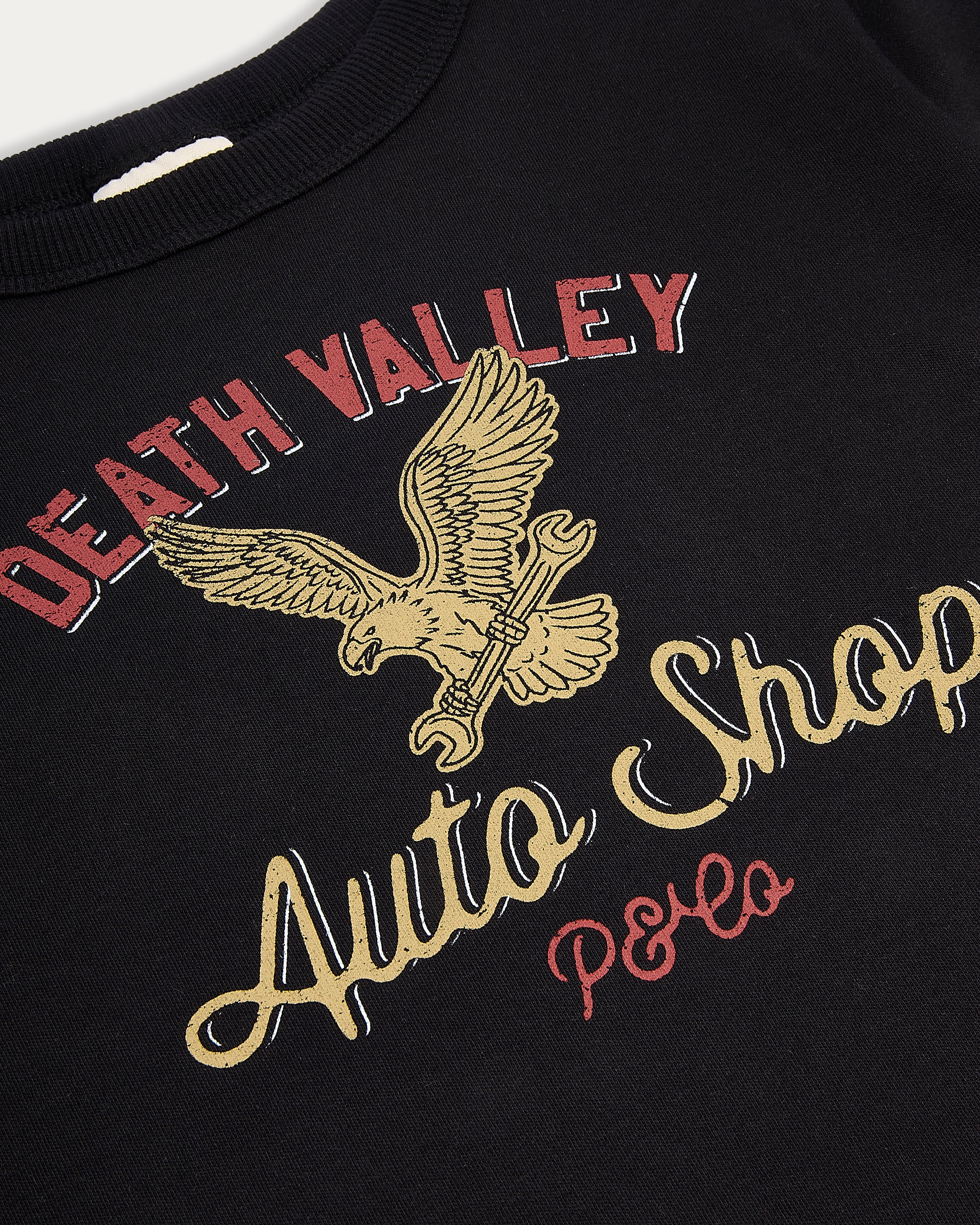 Auto Shop Baby T-Shirt - Washed Black