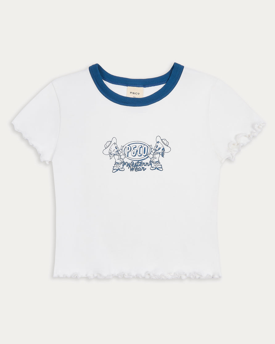 Western Wear Baby T-Shirt - Off White