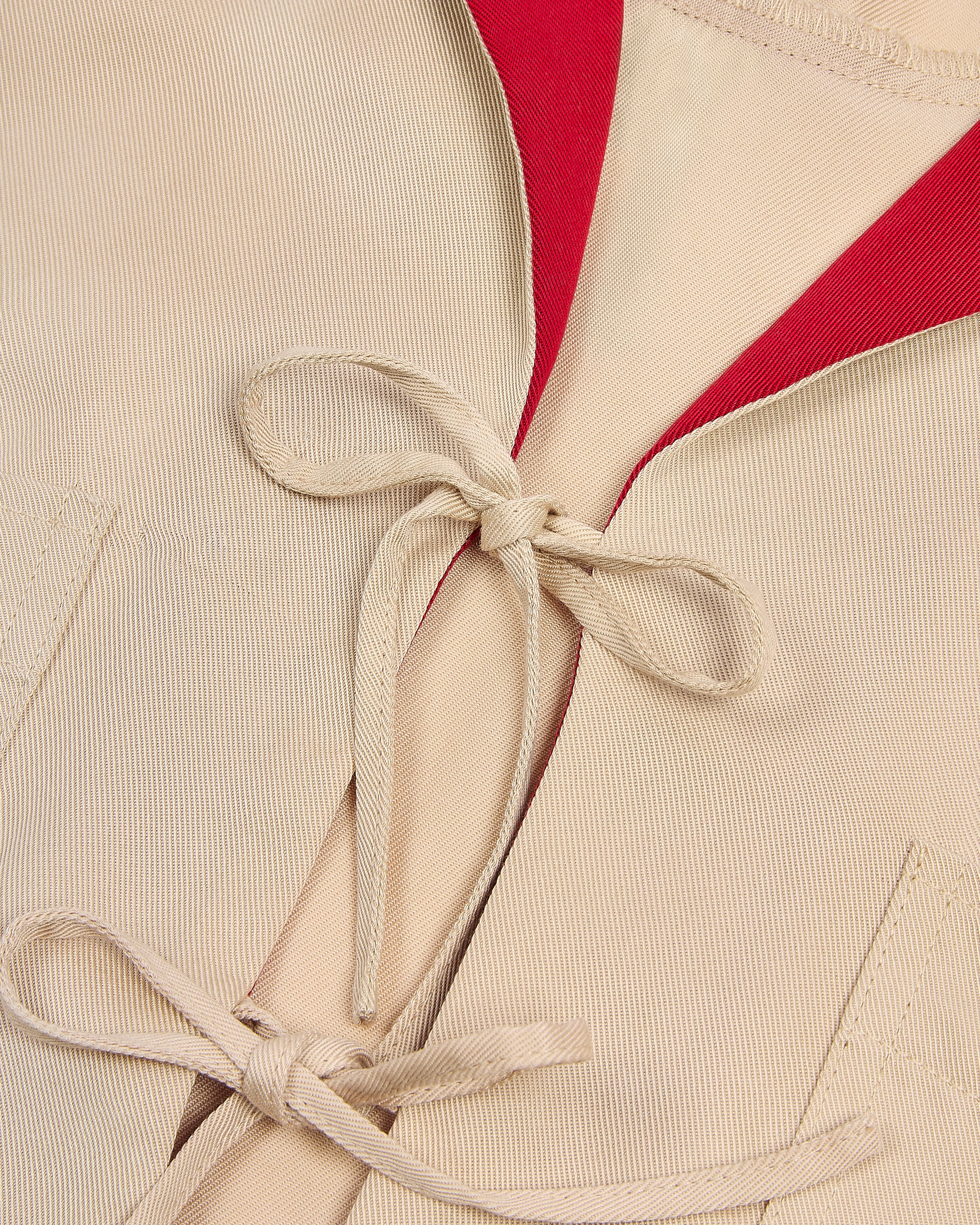 Wildflower Bow-Tie Cropped Shirt - Bone