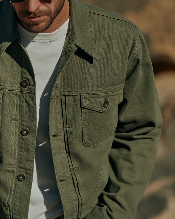 Genuine Parts Bodie Denim Jacket - Olive