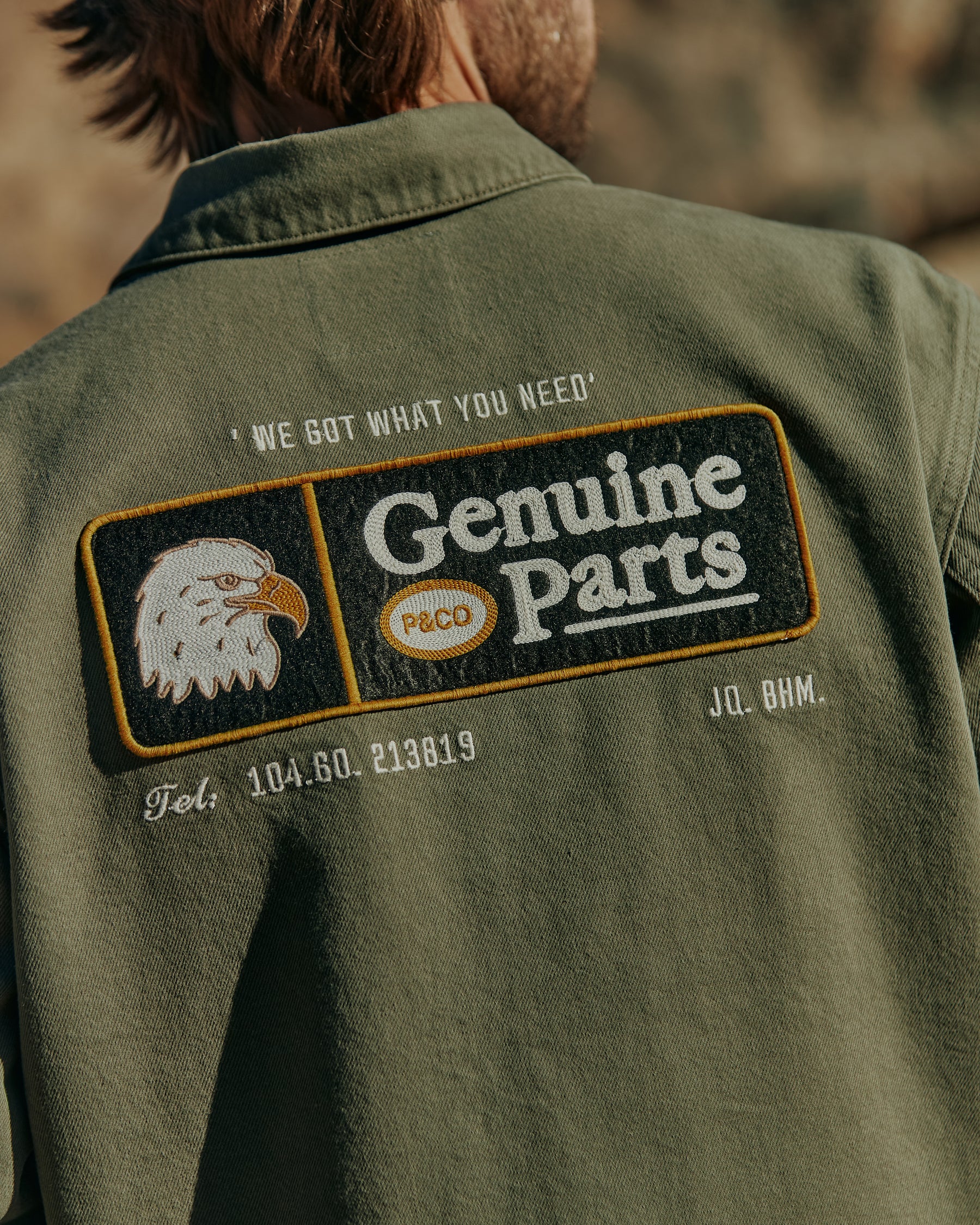 Genuine Parts Bodie Denim Jacket - Olive