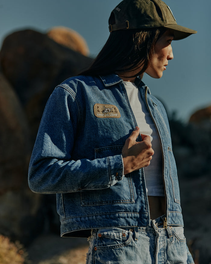 West Is Best Mechanic Jacket - Washed Denim