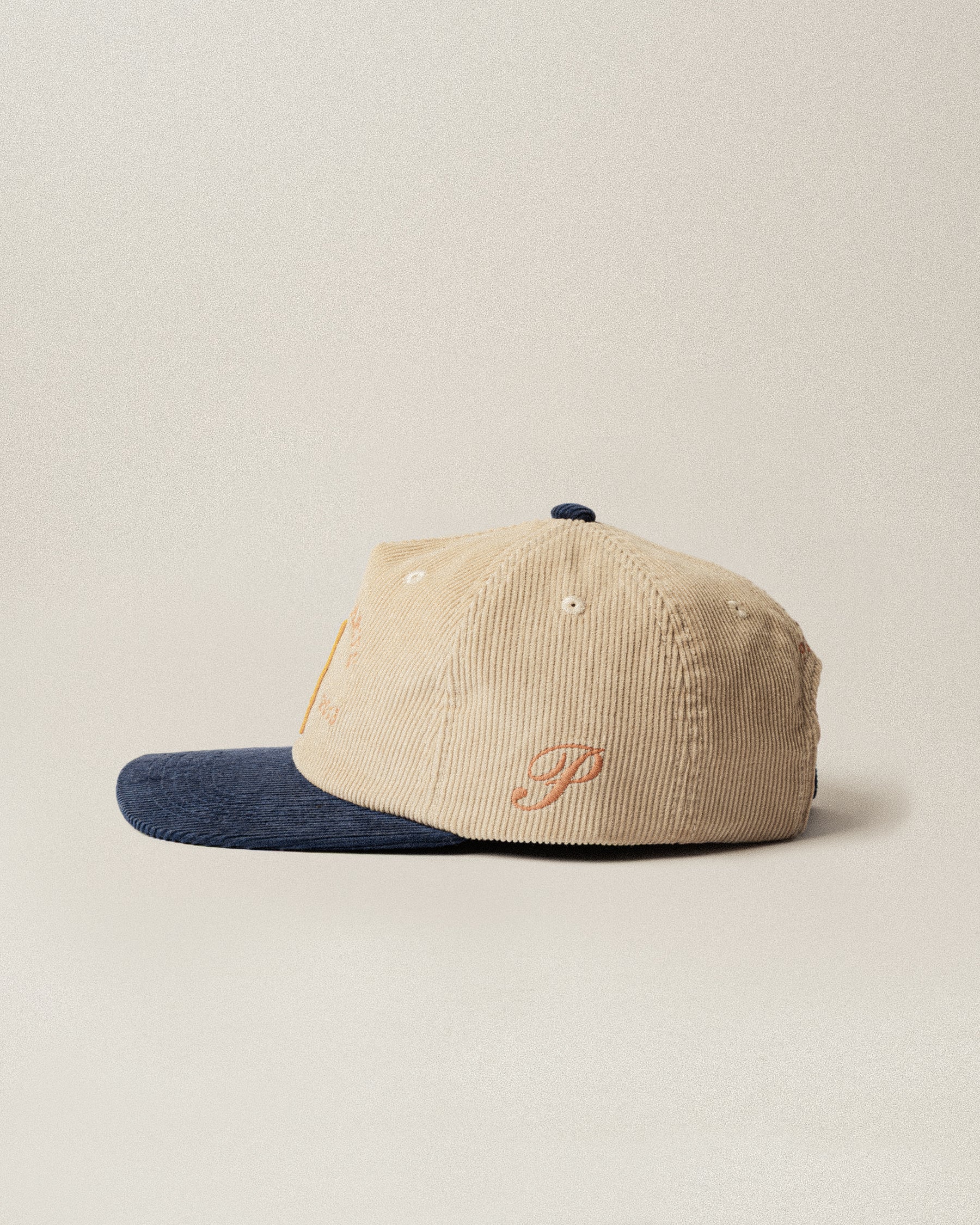 Genuine Parts Corduroy 5 Panel - Blue & Stone
