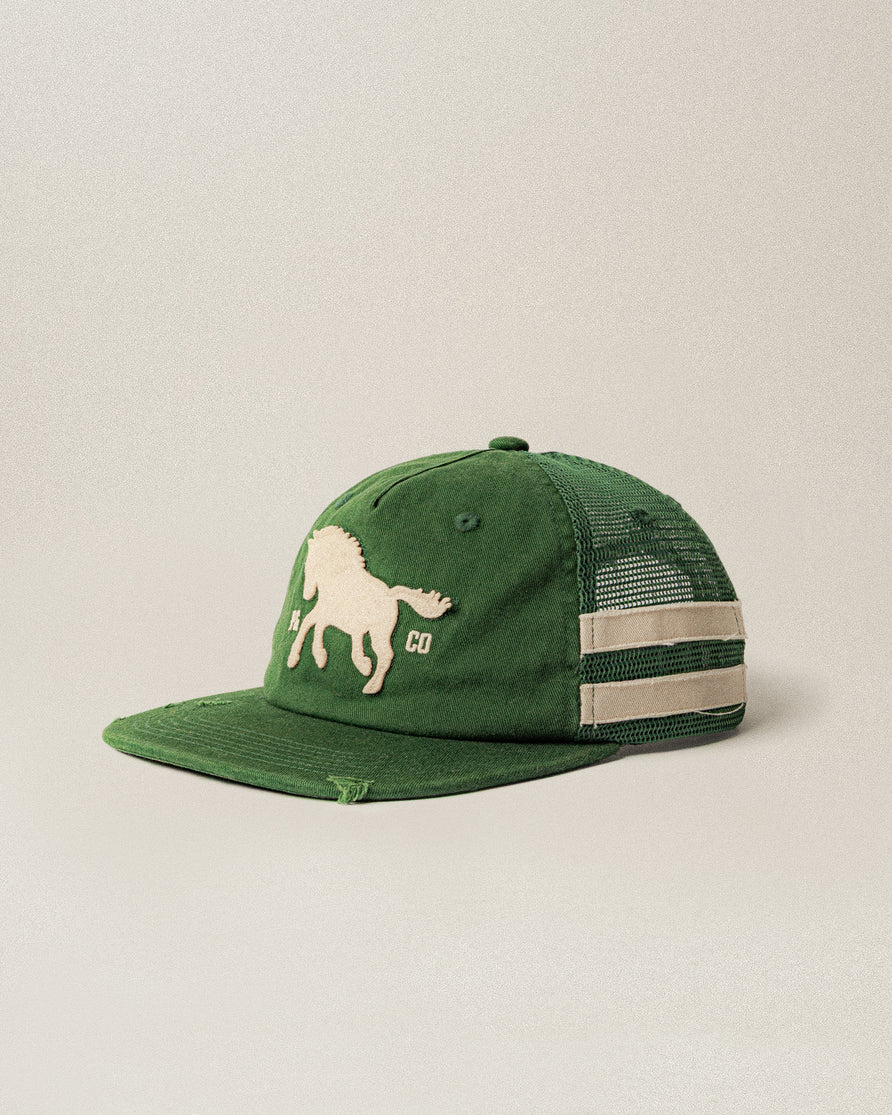 Bronco Vintage Trucker Cap - Green