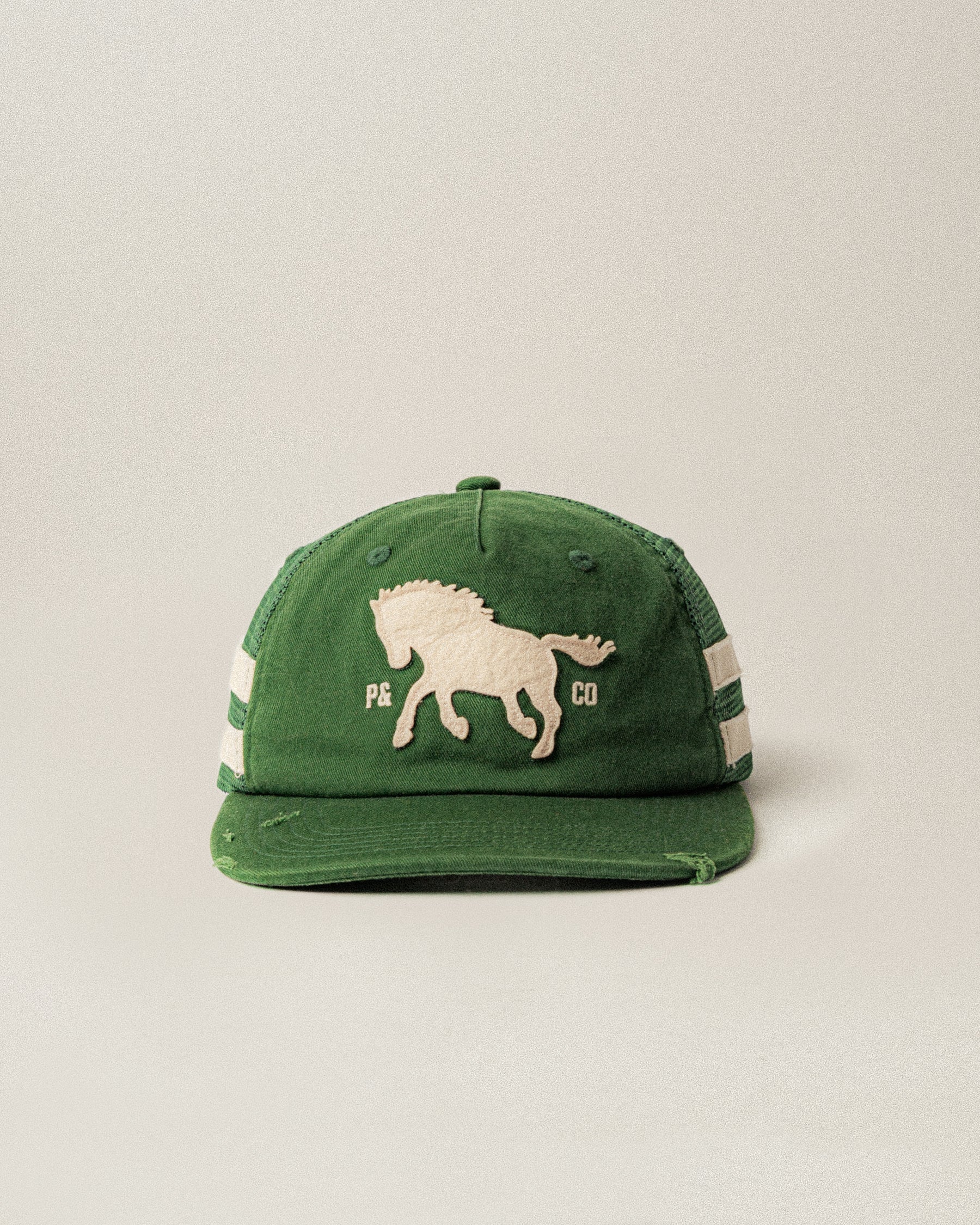 Bronco Vintage Trucker Cap - Green