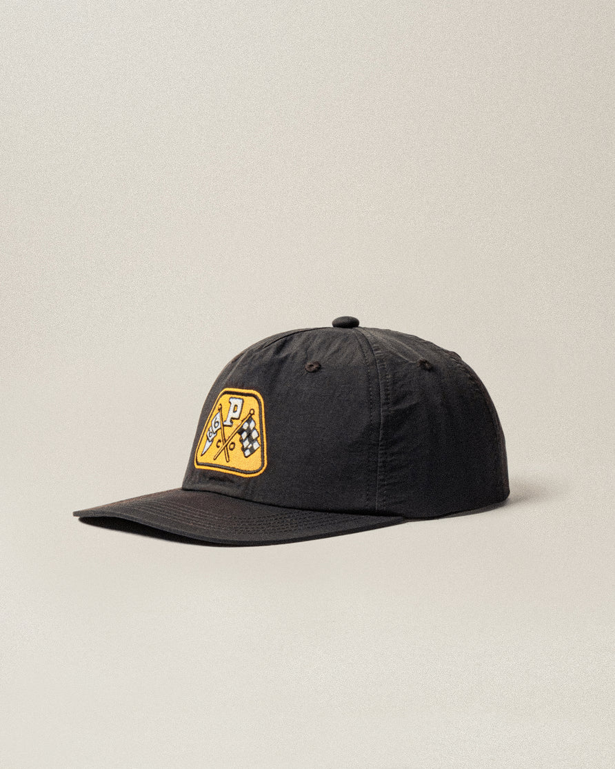 Racer 5 Panel Cap - Washed Black