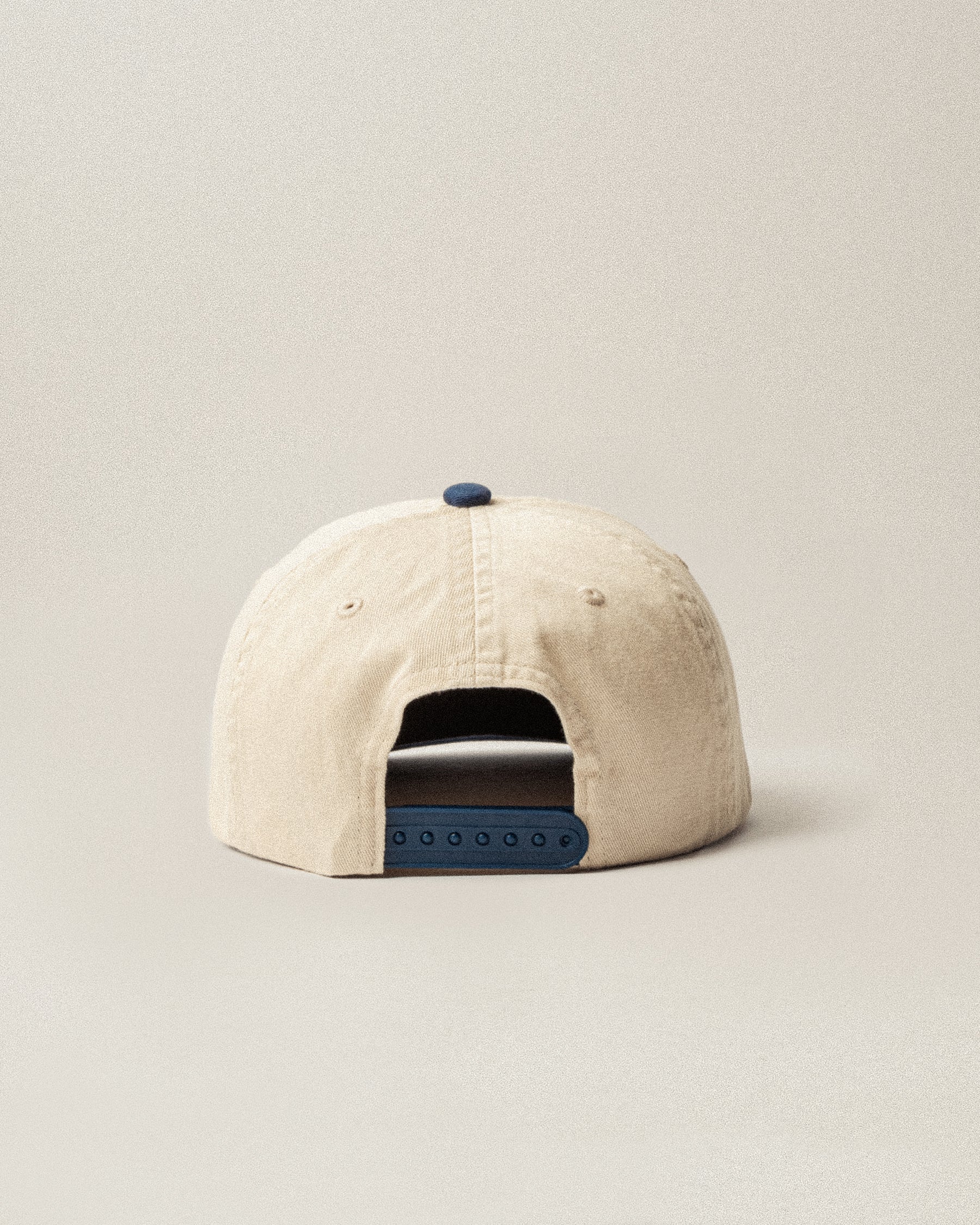 Navy Pinstripe Drifters Wool 5 Panel Cap | Hats & Beanies ‐ P&Co