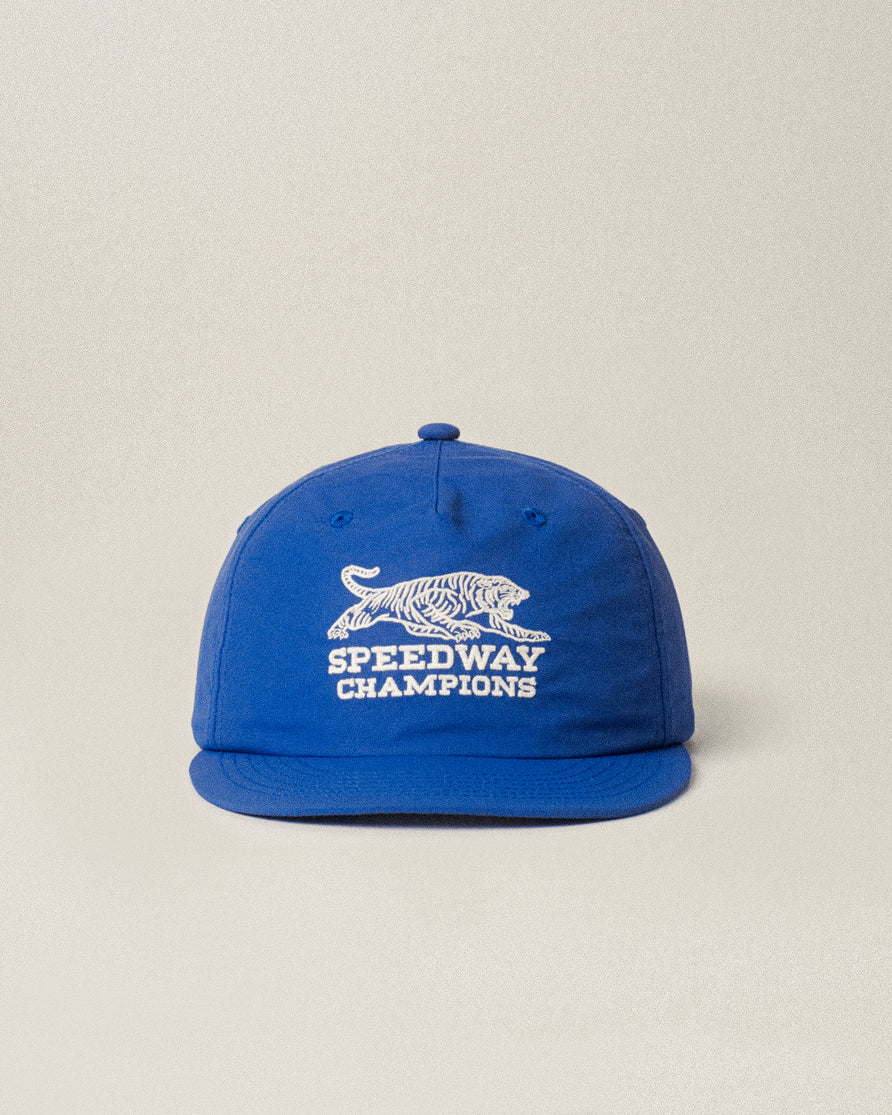 Speedway Champions 5 Panel Cap - Blue