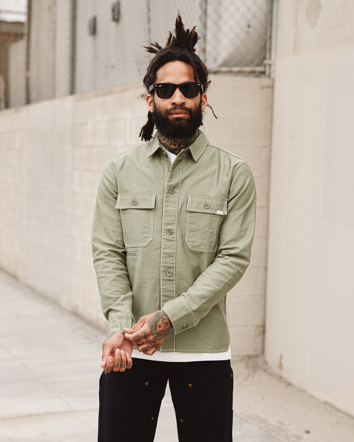 Fatigue Overshirt - Sage