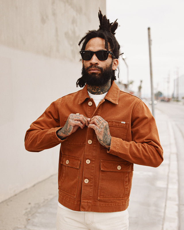 Colmore Chore Jacket - Rust