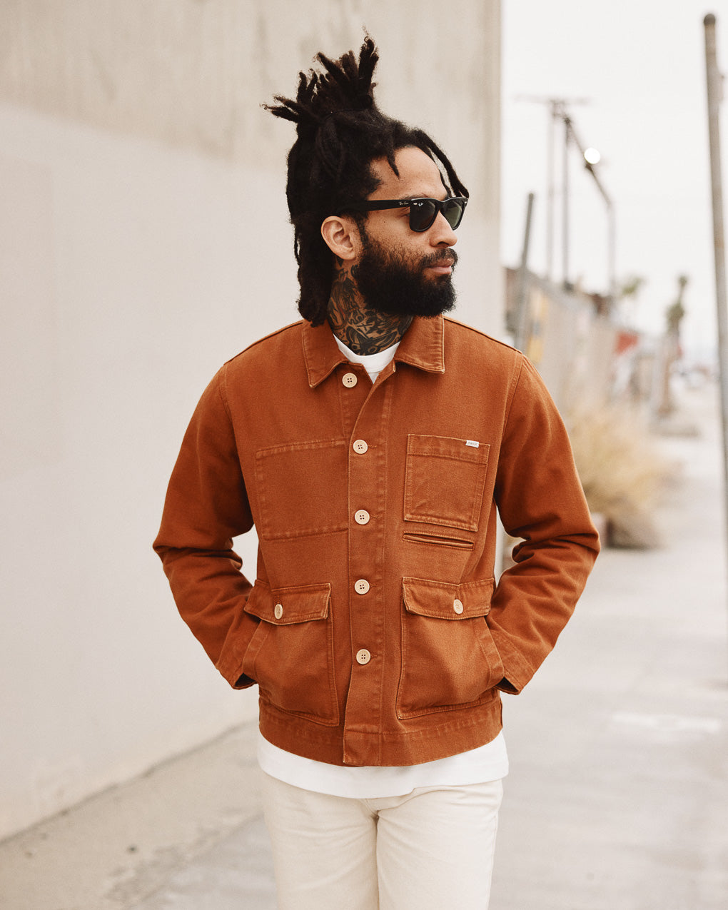 Colmore Chore Jacket - Rust