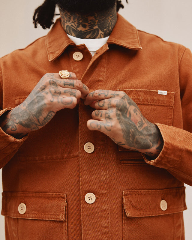 Colmore Chore Jacket - Rust