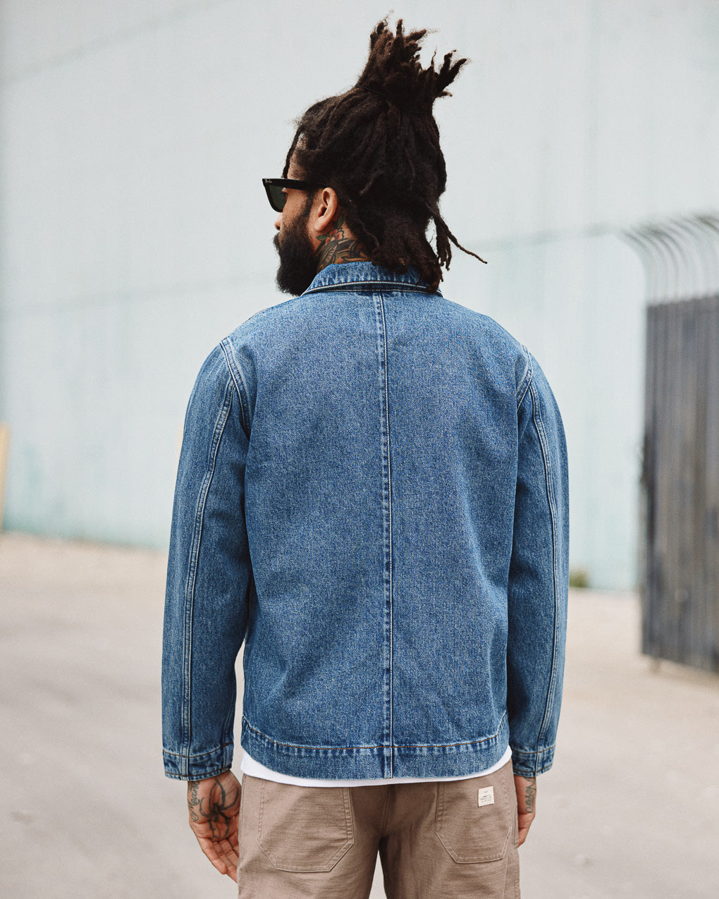 Colmore Chore Jacket - Washed Denim