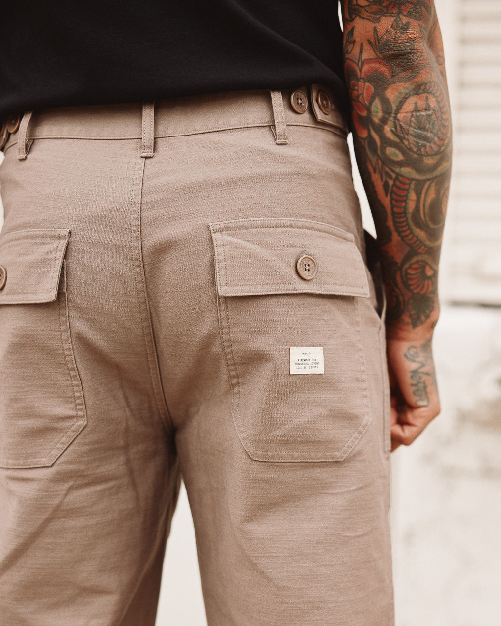 304 Service Fatigue Pants - Taupe