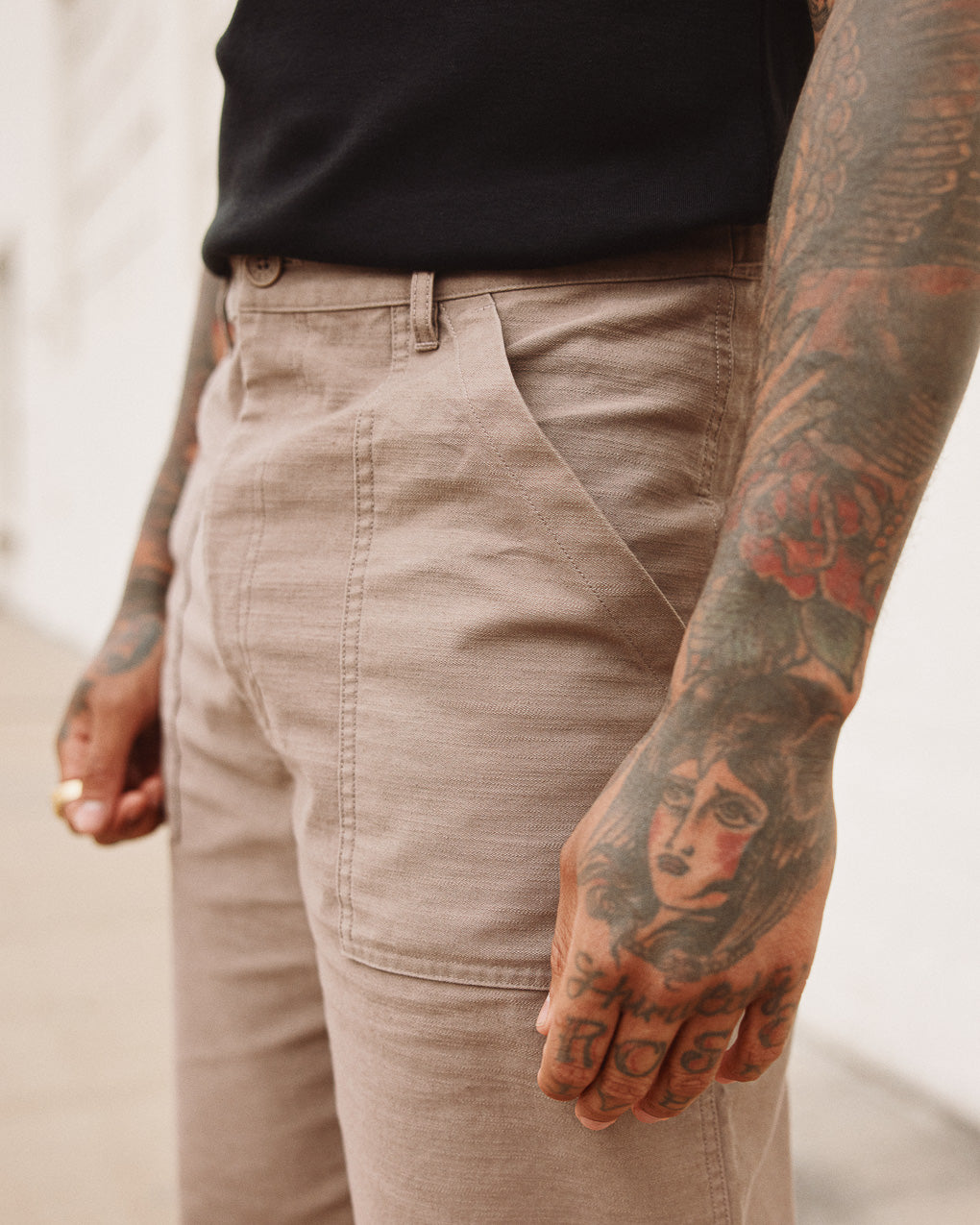 304 Service Fatigue Pants - Taupe