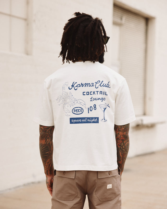Karma Lounge T-Shirt - Off White