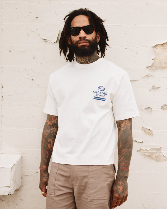 Karma Lounge Boxy T-Shirt - Off White