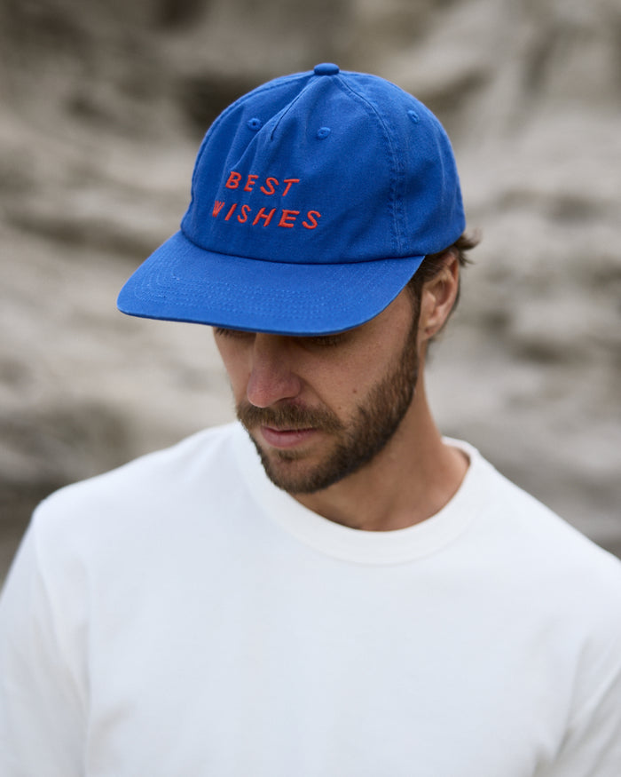 Best Wishes 5 Panel Cap - Blue