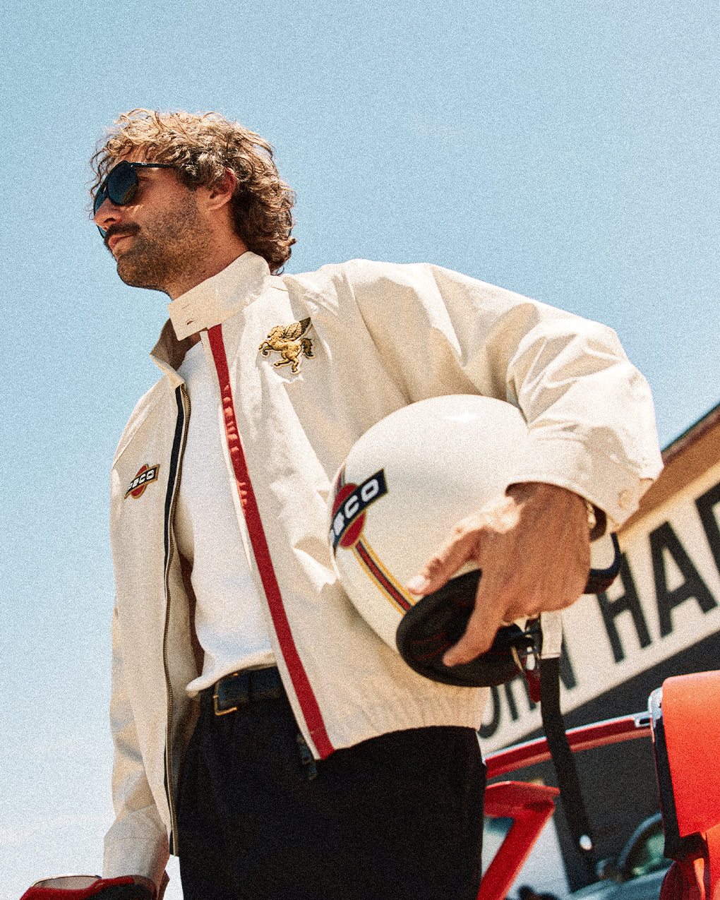 Pegasus Harrington Jacket - Ecru