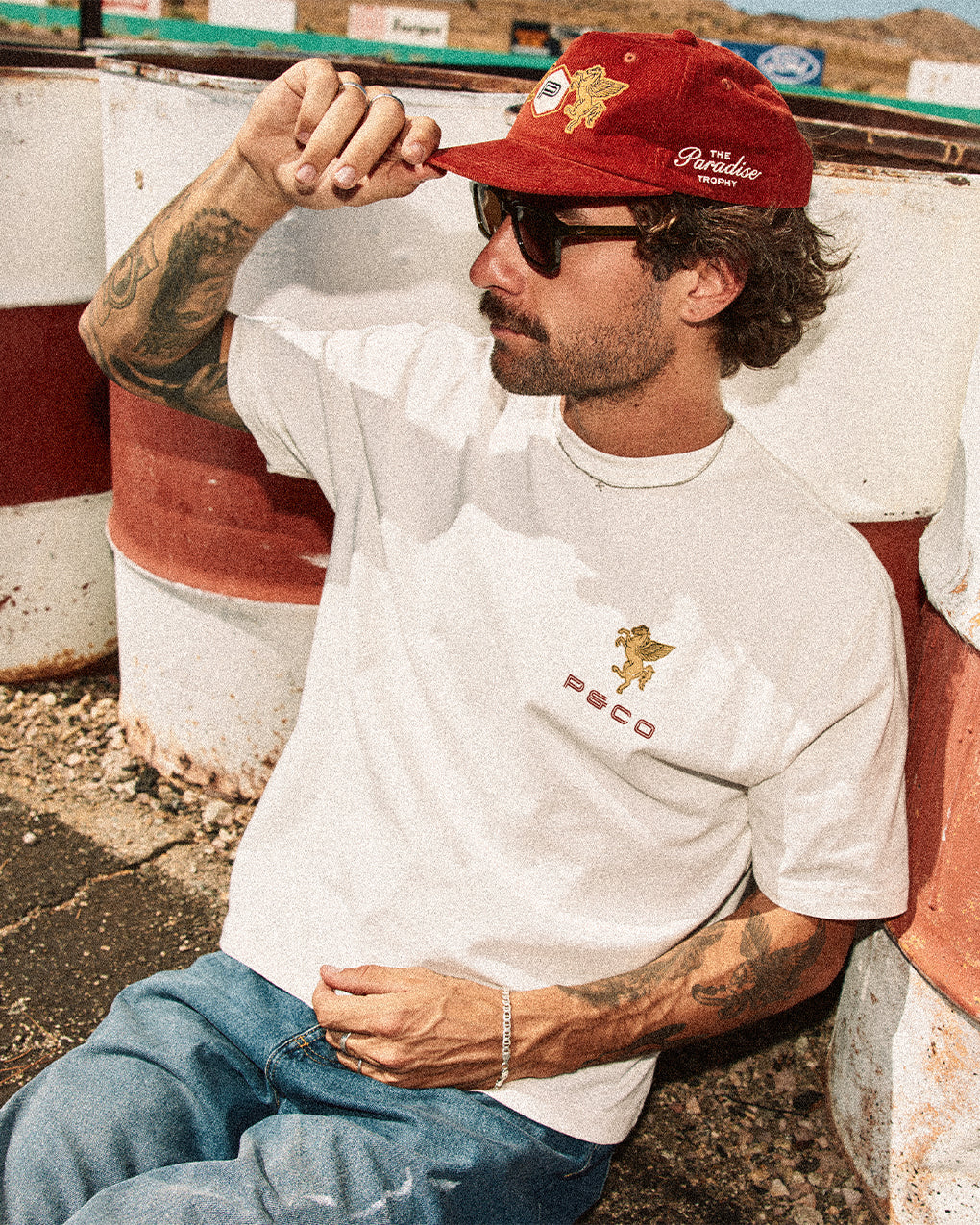 Paradise Trophy Boxy T-Shirt - Off White