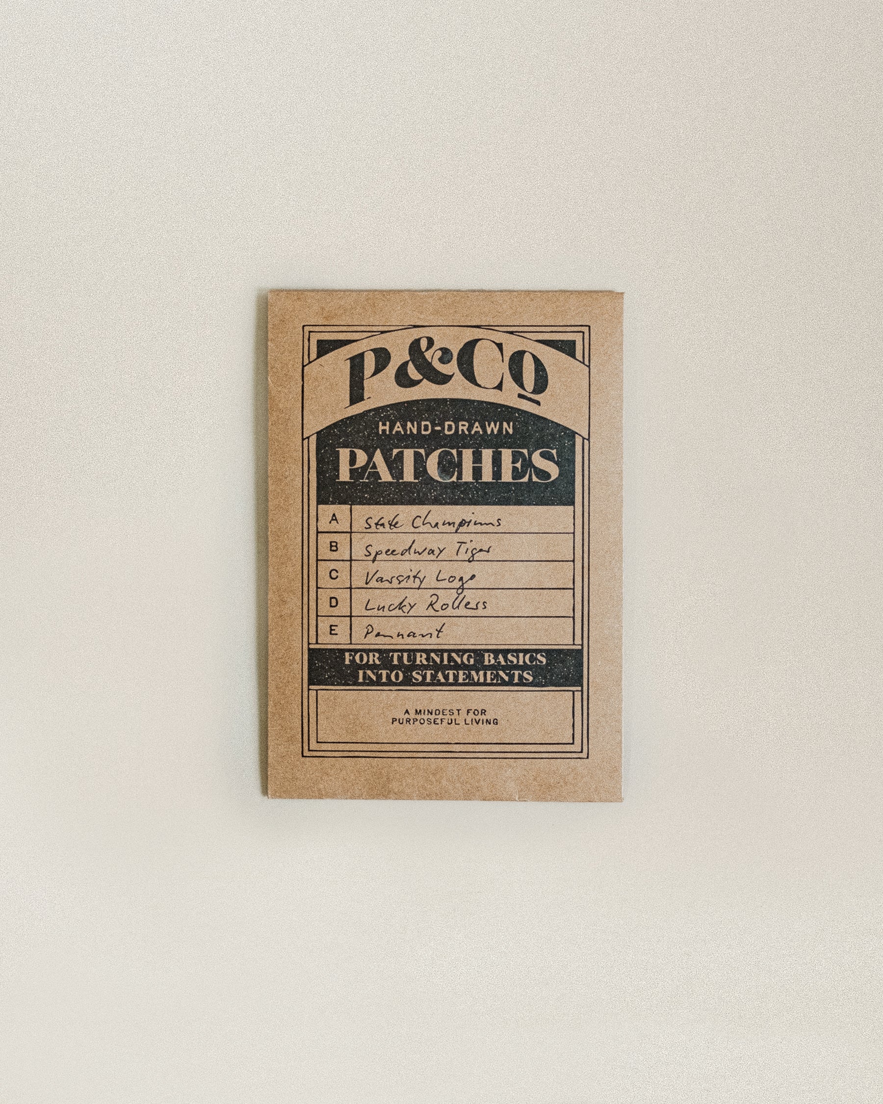 Letterman Patch Pack - Assorted