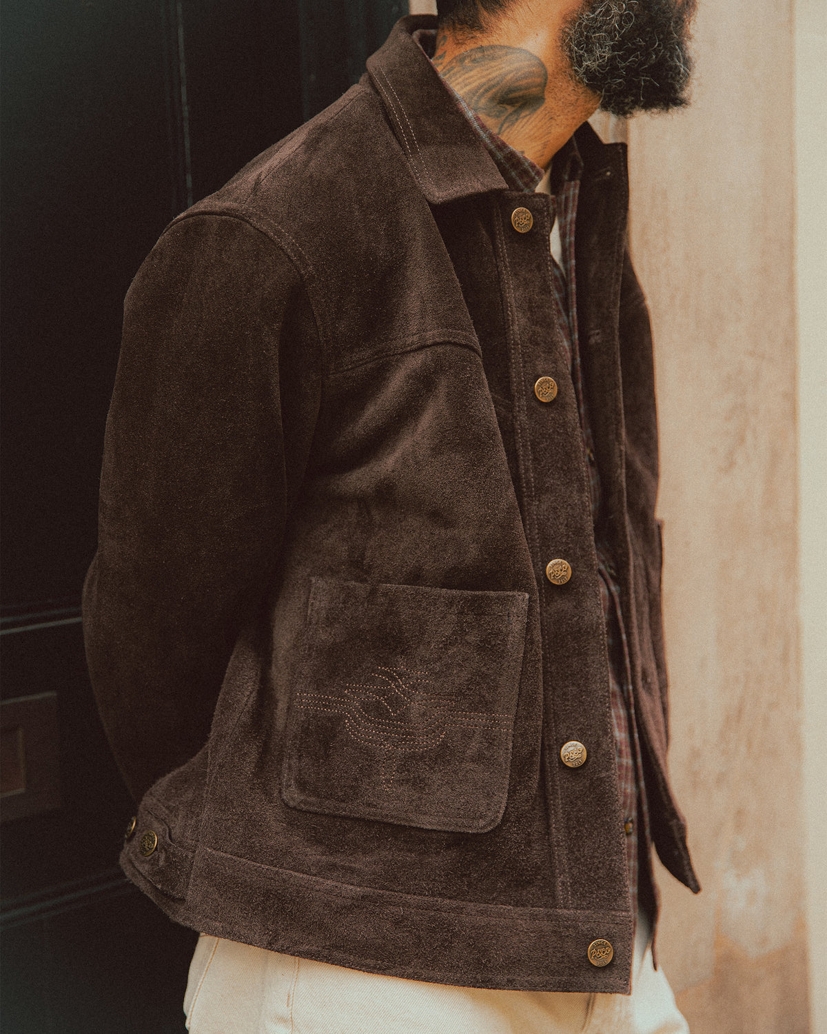Sierra Suede Jacket - Carafe
